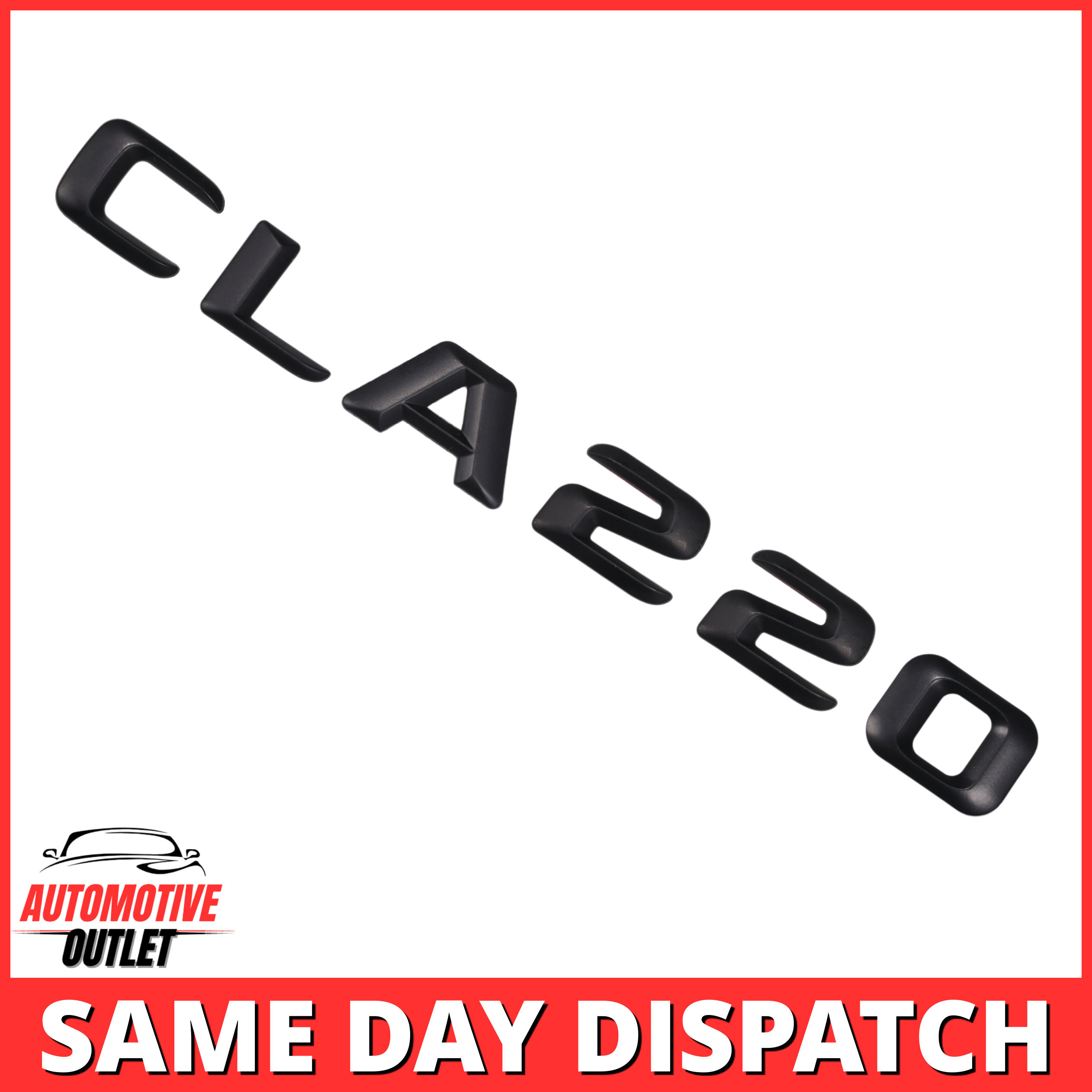 CLA220-MB Lettering Rear Boot Lid Trunk Badge Emblem For Mercedes-Benz CLA, Matt Black
