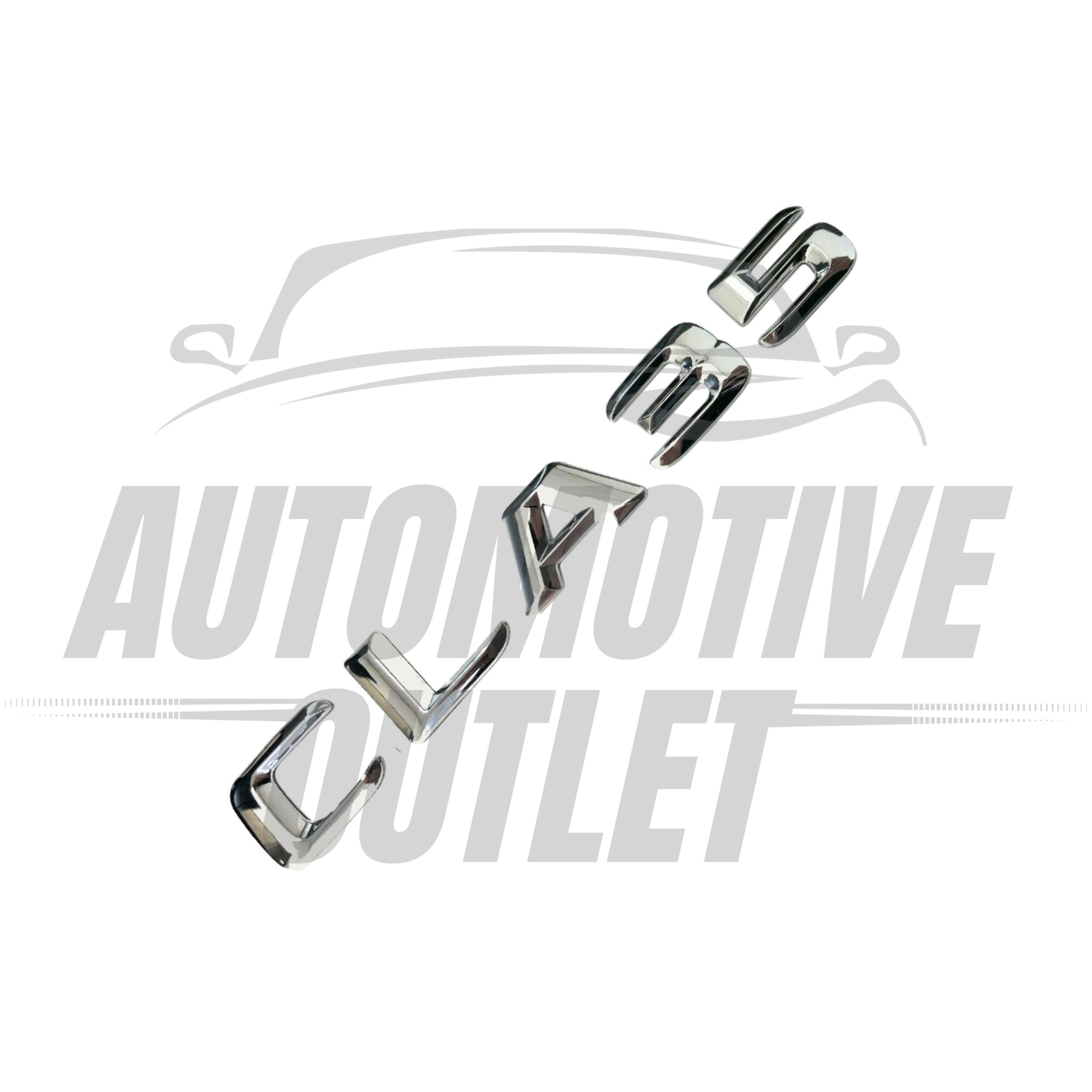 CLA35-CH Lettering Rear Boot Lid Trunk Badge Emblem For Mercedes-Benz CLA, Chrome 3