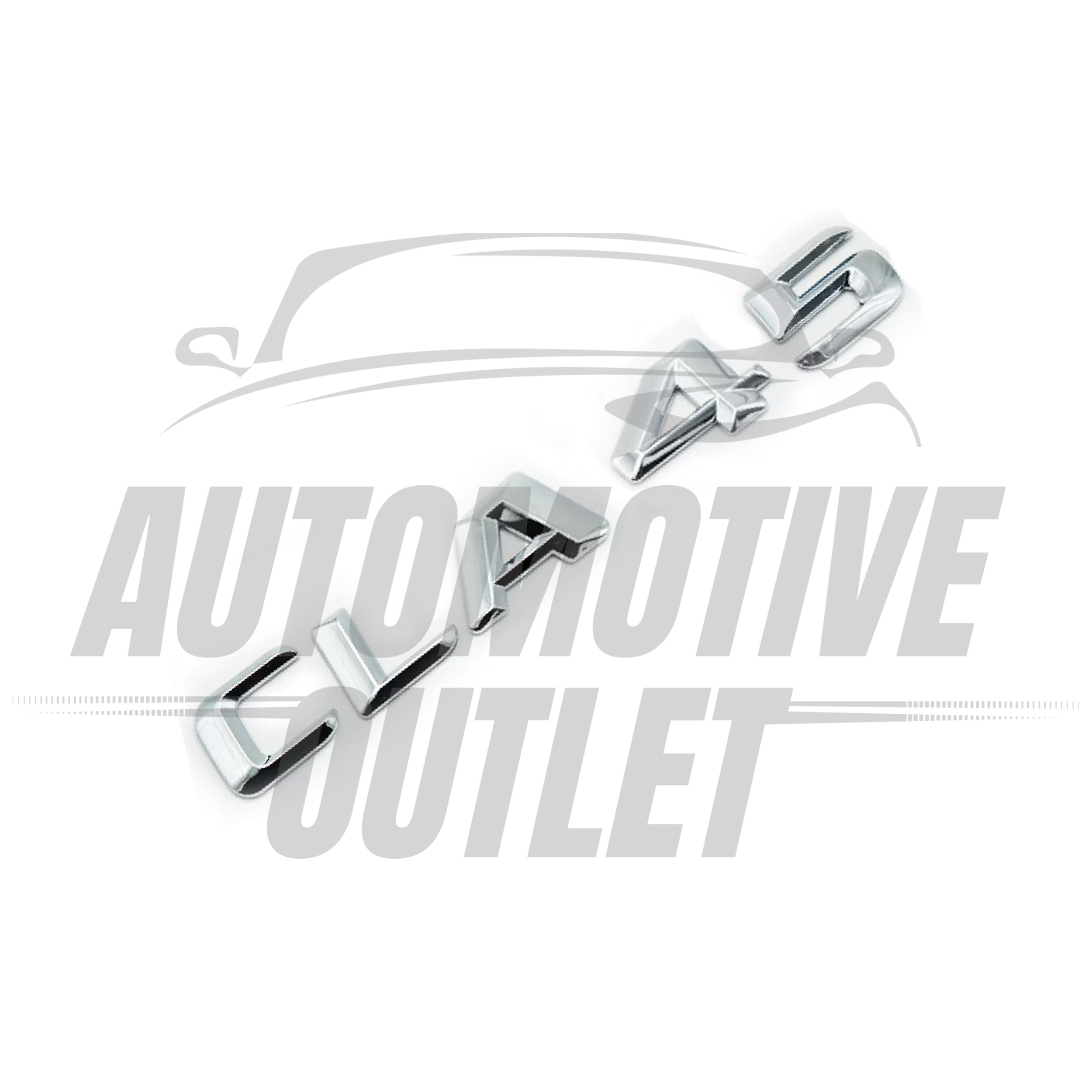 CLA45-CH Lettering Rear Boot Lid Trunk Badge Emblem For Mercedes-Benz CLA, Chrome 3