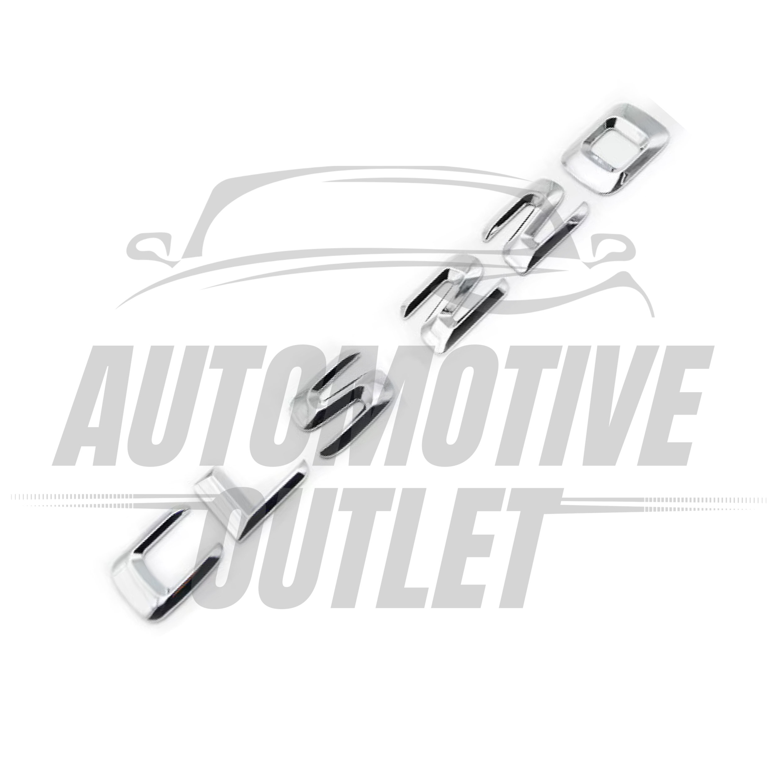 CLS220-CH Lettering Rear Boot Lid Trunk Badge Emblem For Mercedes-Benz CLS, Chrome 3