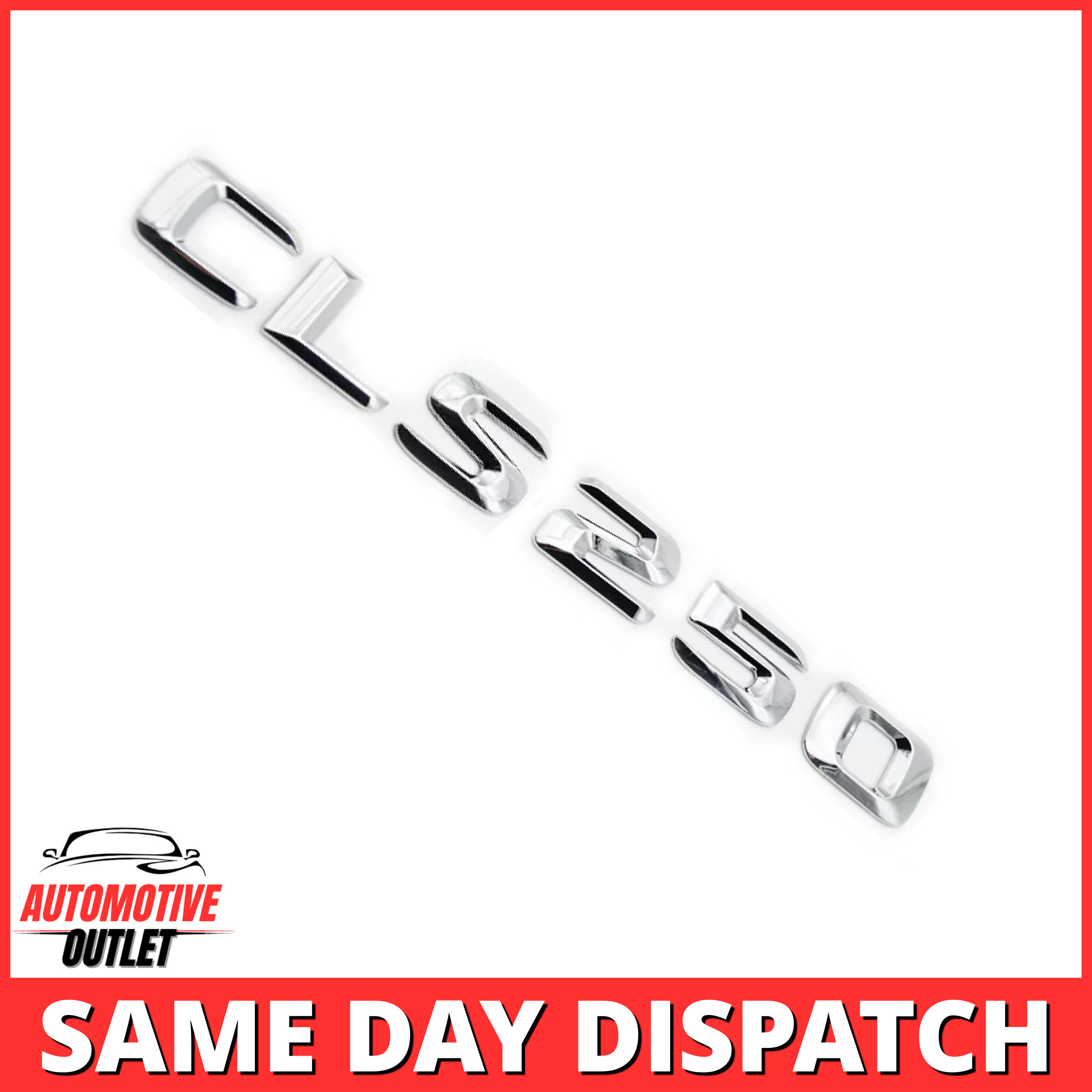 CLS250-CH Lettering Rear Boot Lid Trunk Badge Emblem For Mercedes-Benz CLS, Chrome