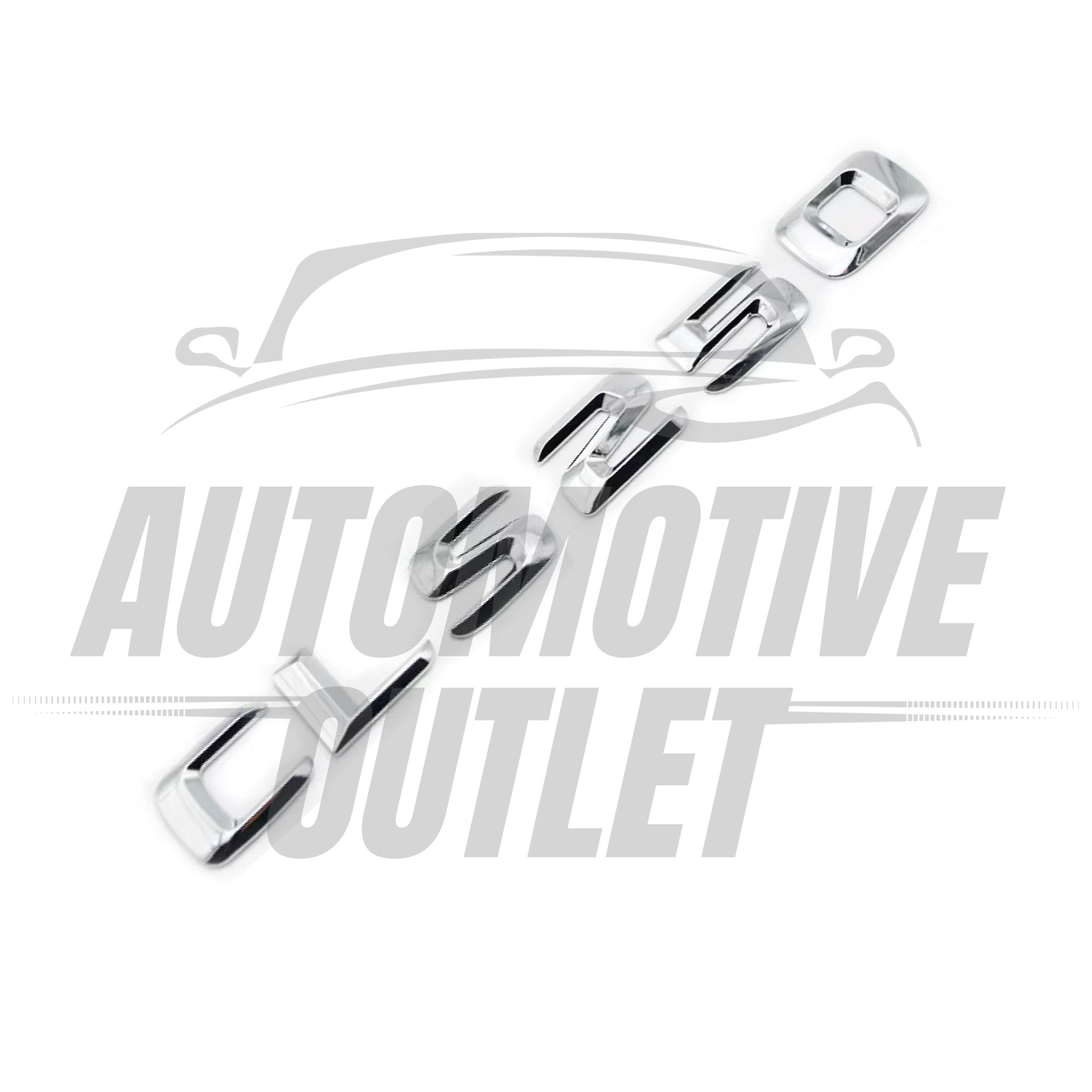 CLS250-CH Lettering Rear Boot Lid Trunk Badge Emblem For Mercedes-Benz CLS, Chrome 3