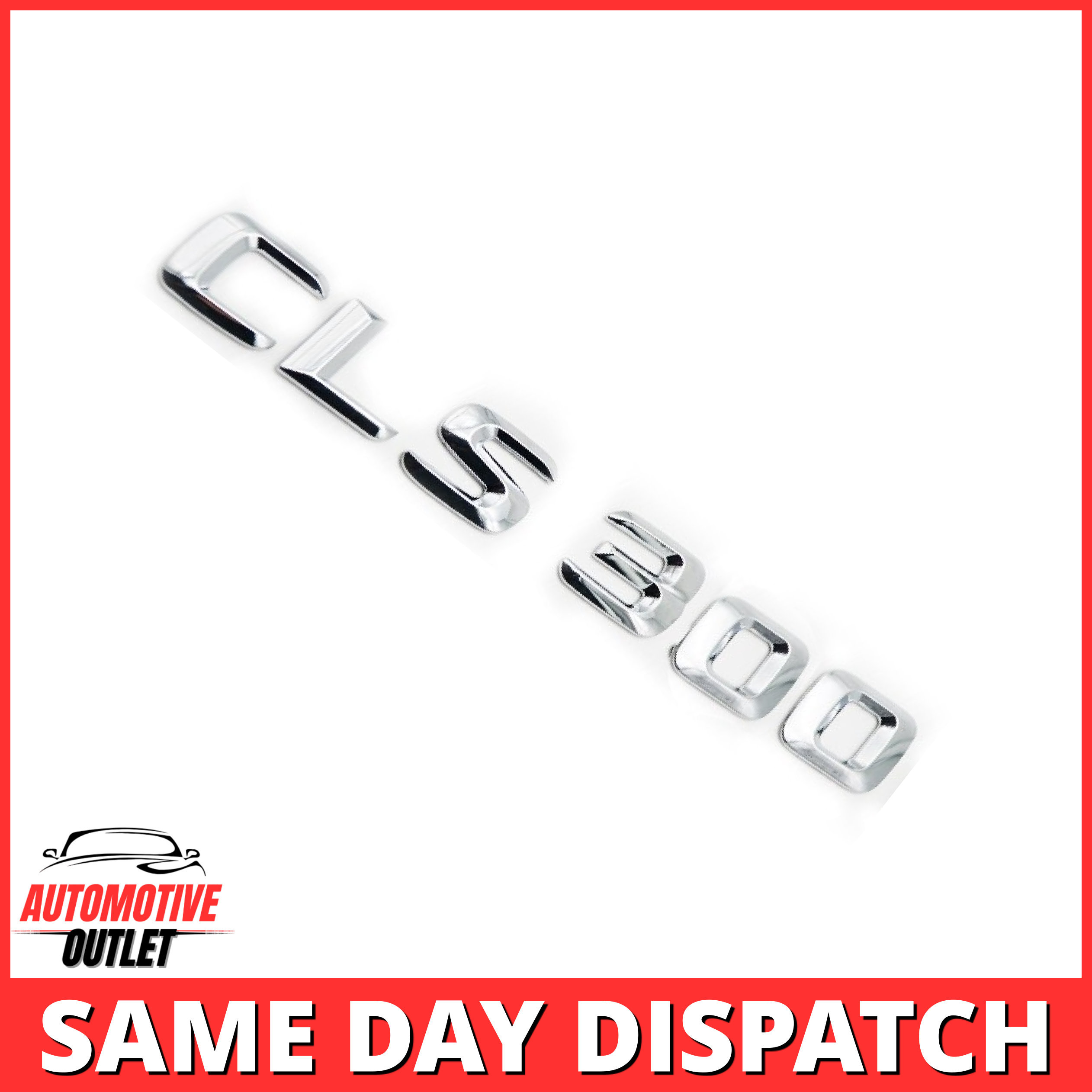 CLS300-CH Lettering Rear Boot Lid Trunk Badge Emblem For Mercedes-Benz CLS, Chrome