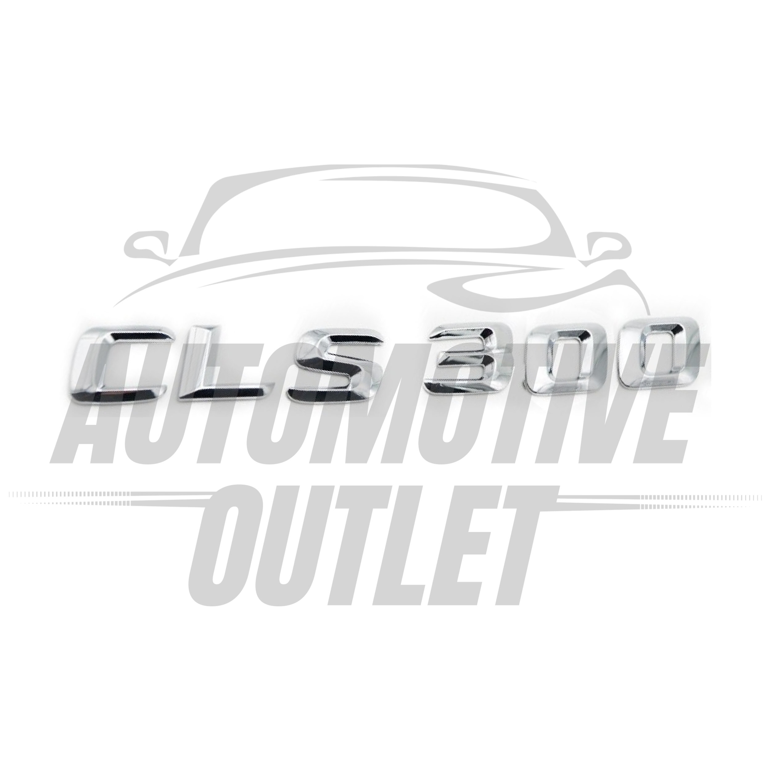 CLS300-CH Lettering Rear Boot Lid Trunk Badge Emblem For Mercedes-Benz CLS, Chrome 2