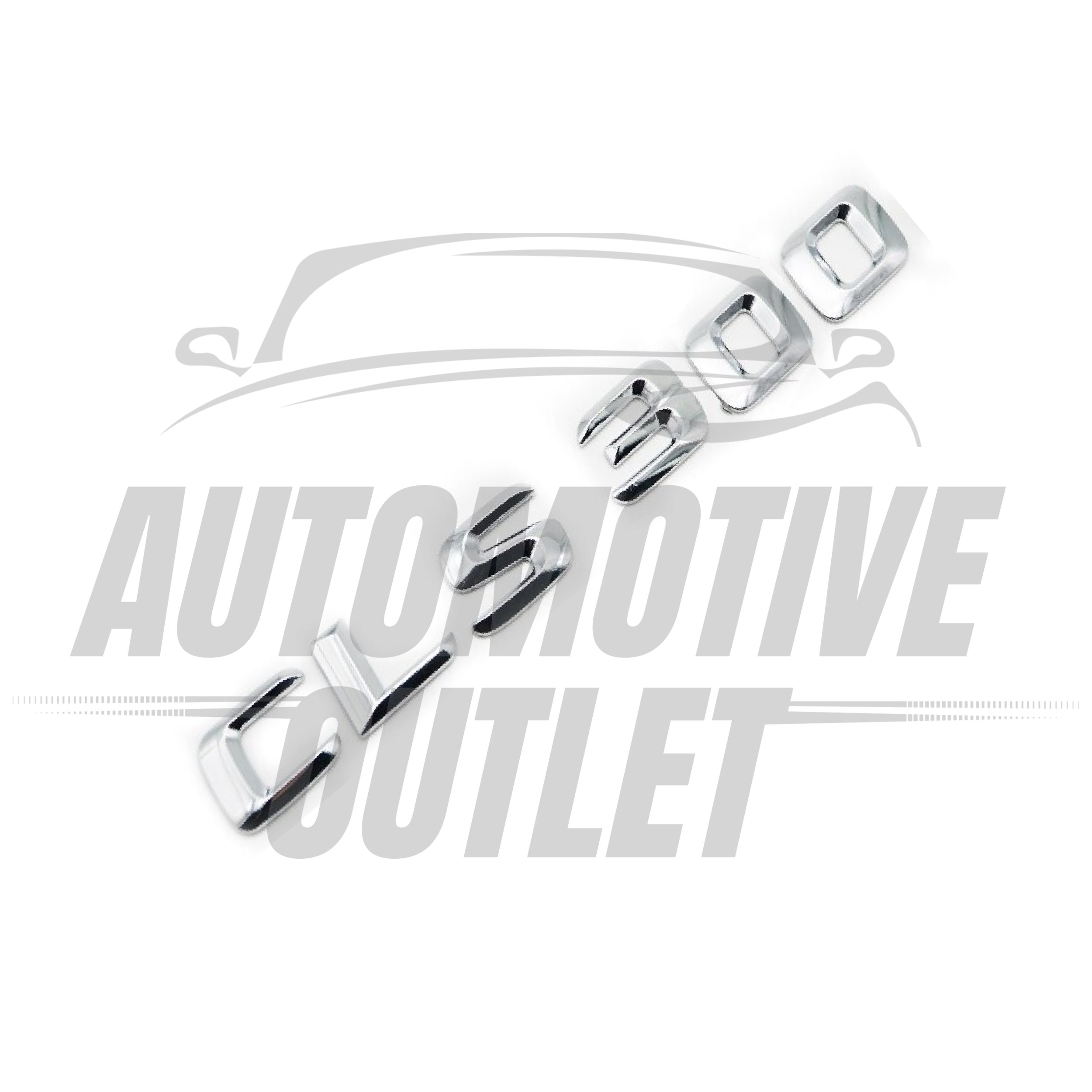 CLS300-CH Lettering Rear Boot Lid Trunk Badge Emblem For Mercedes-Benz CLS, Chrome 3