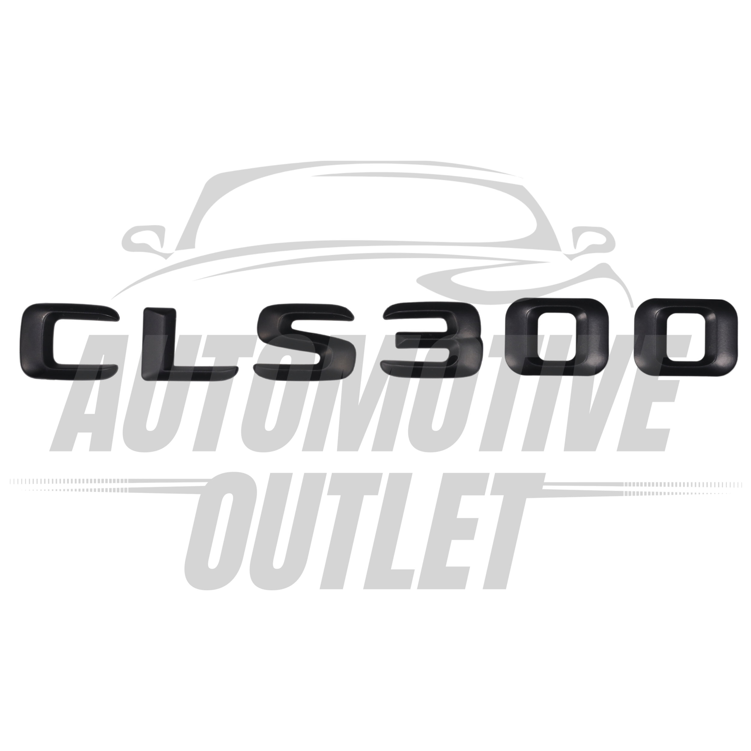 CLS300-MB Lettering Rear Boot Lid Trunk Badge Emblem For Mercedes-Benz CLS, Matt Black 2