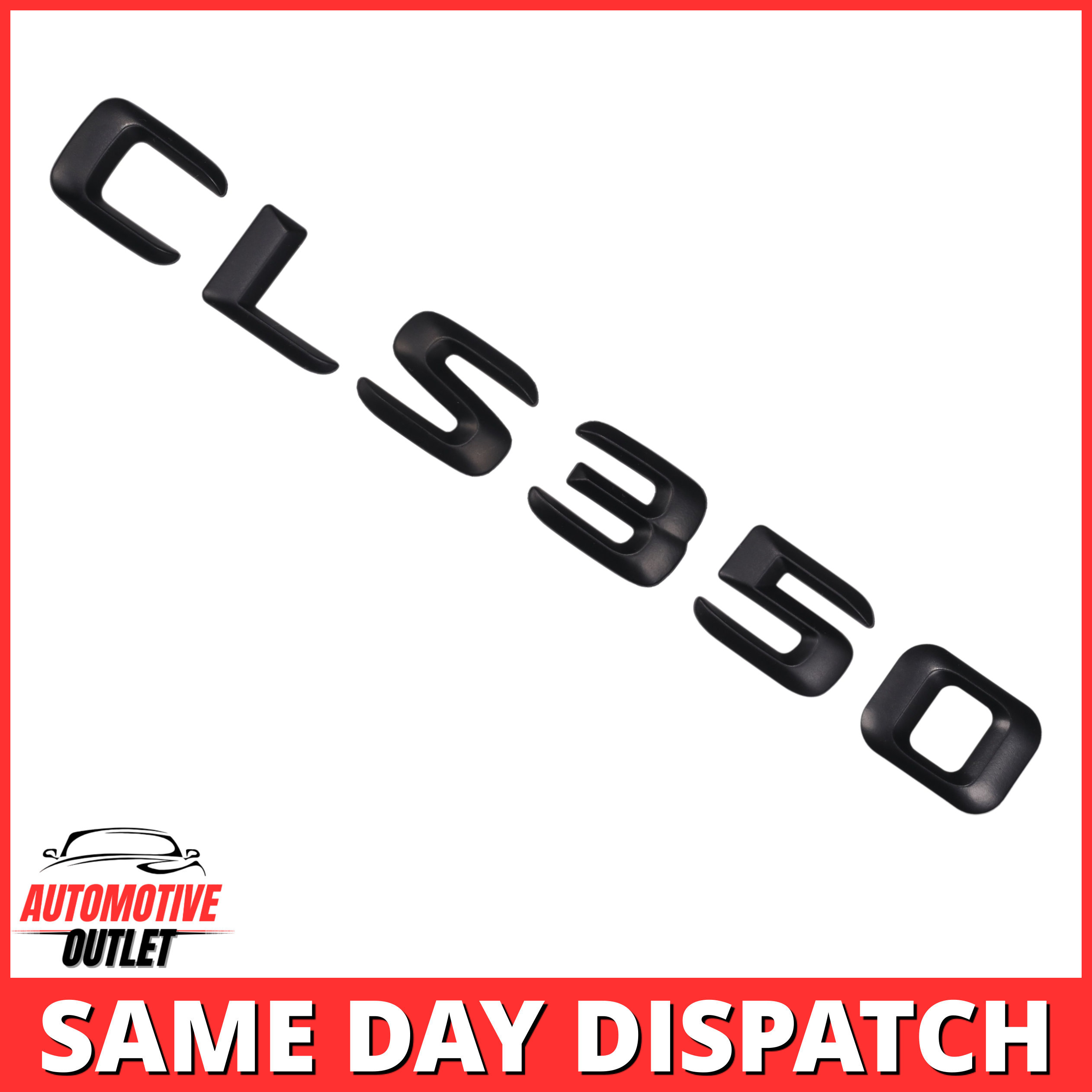 CLS350-MB Lettering Rear Boot Lid Trunk Badge Emblem For Mercedes-Benz CLS, Matt Black