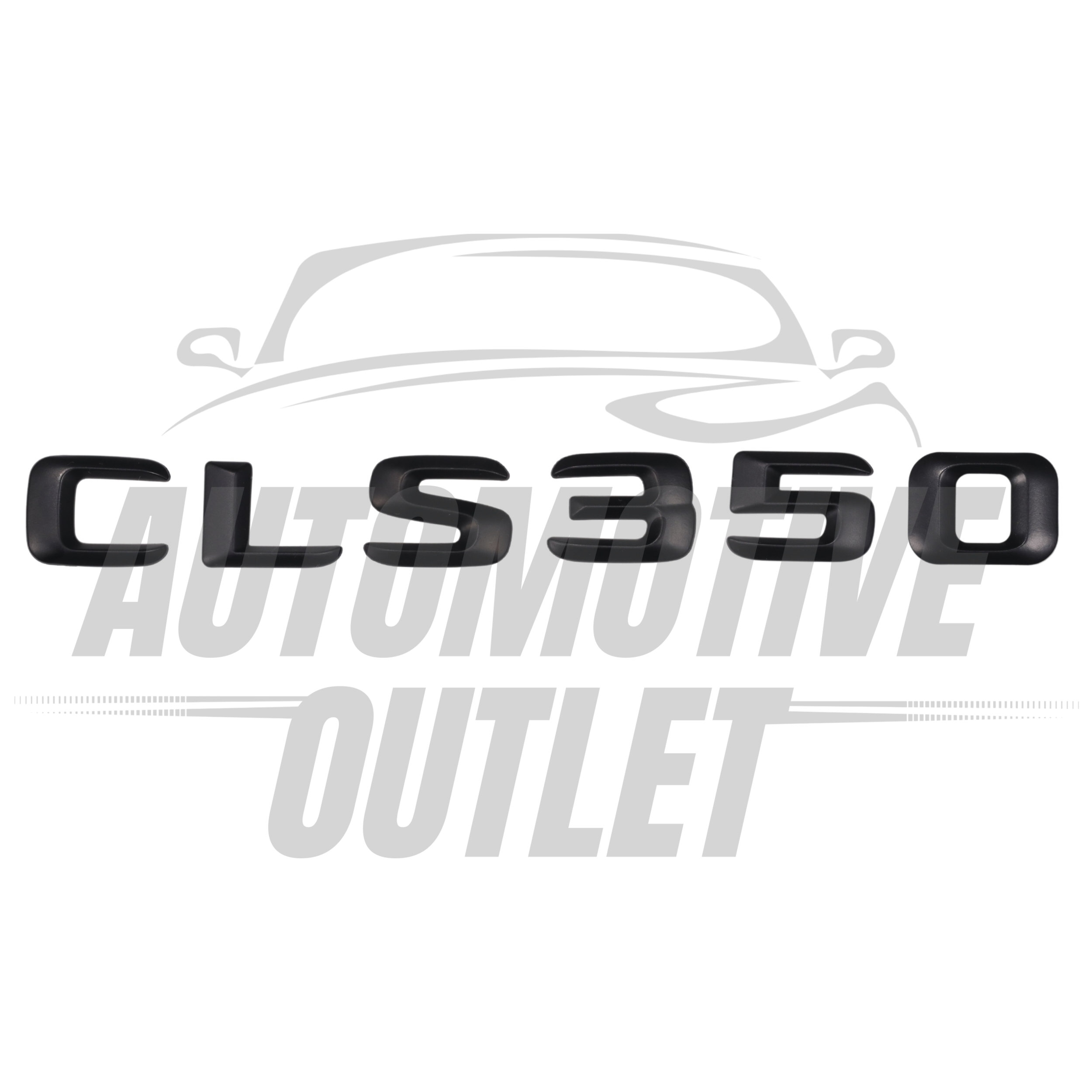 CLS350-MB Lettering Rear Boot Lid Trunk Badge Emblem For Mercedes-Benz CLS, Matt Black 2
