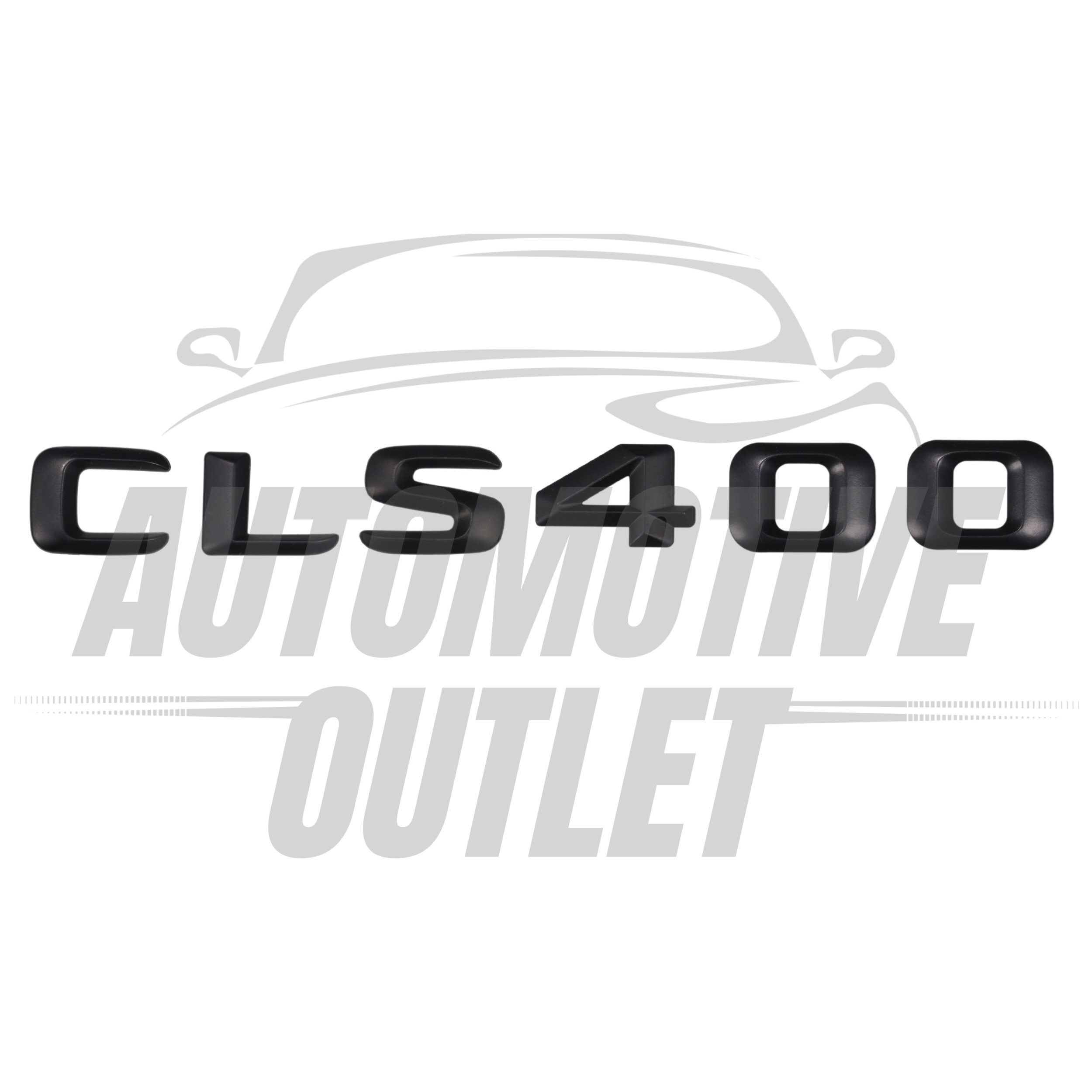 CLS400-MB Lettering Rear Boot Lid Trunk Badge Emblem For Mercedes-Benz CLS, Matt Black 2