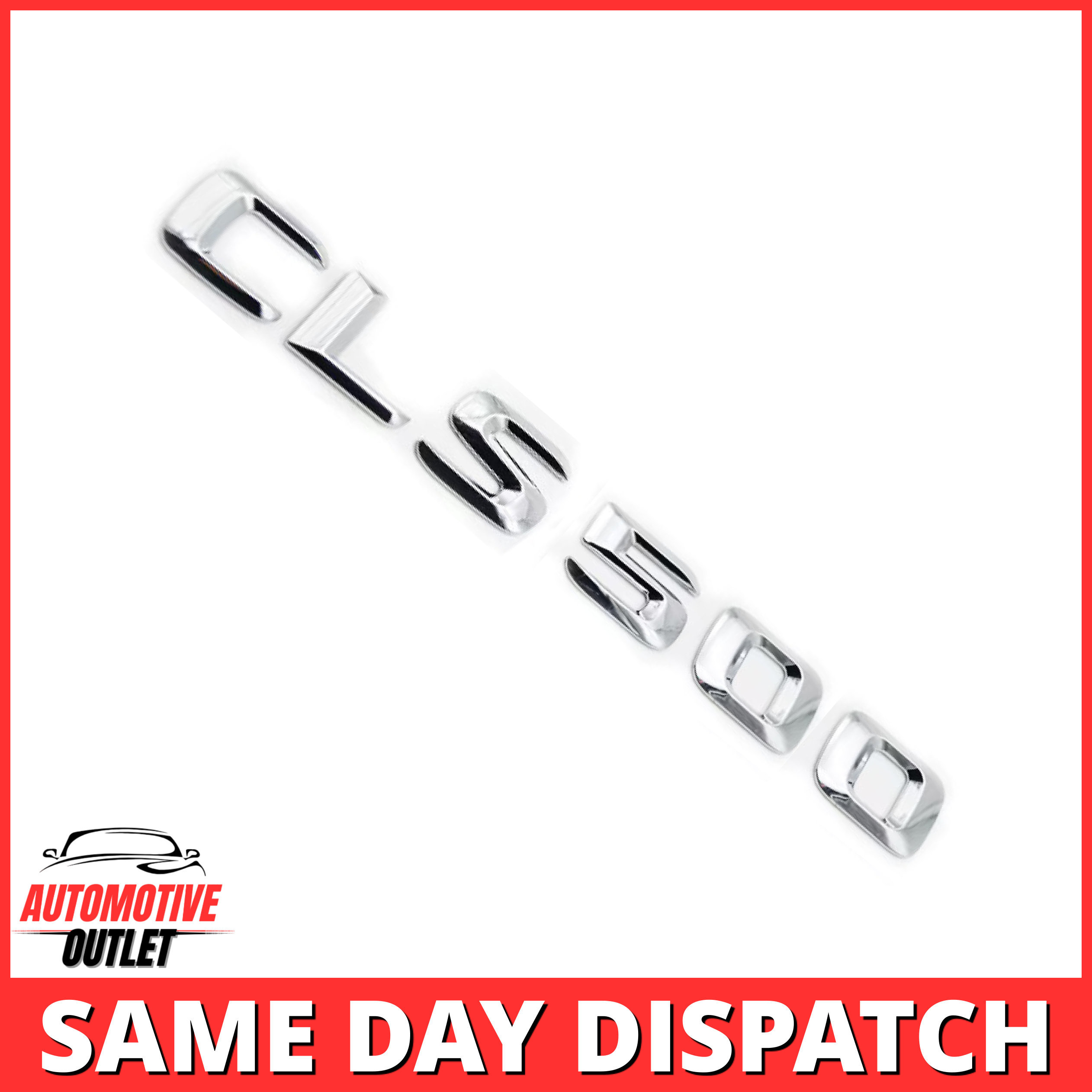 CLS500-CH Lettering Rear Boot Lid Trunk Badge Emblem For Mercedes-Benz CLS, Chrome