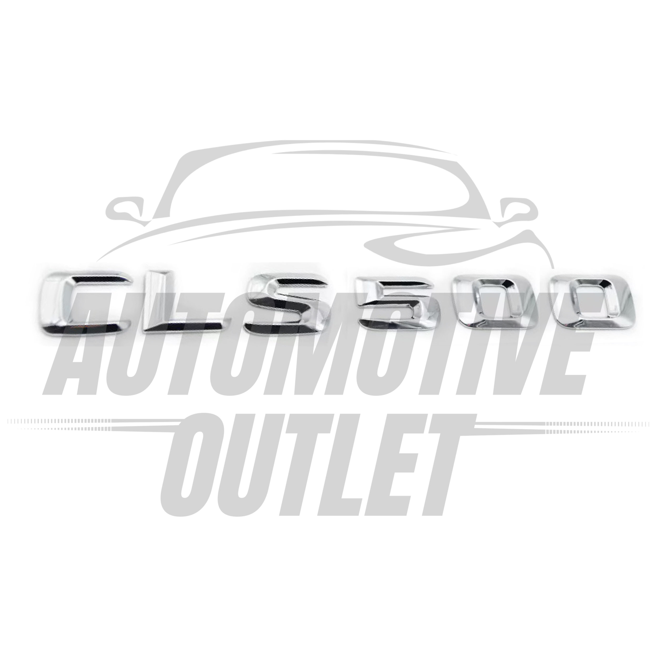 CLS500-CH Lettering Rear Boot Lid Trunk Badge Emblem For Mercedes-Benz CLS, Chrome 2