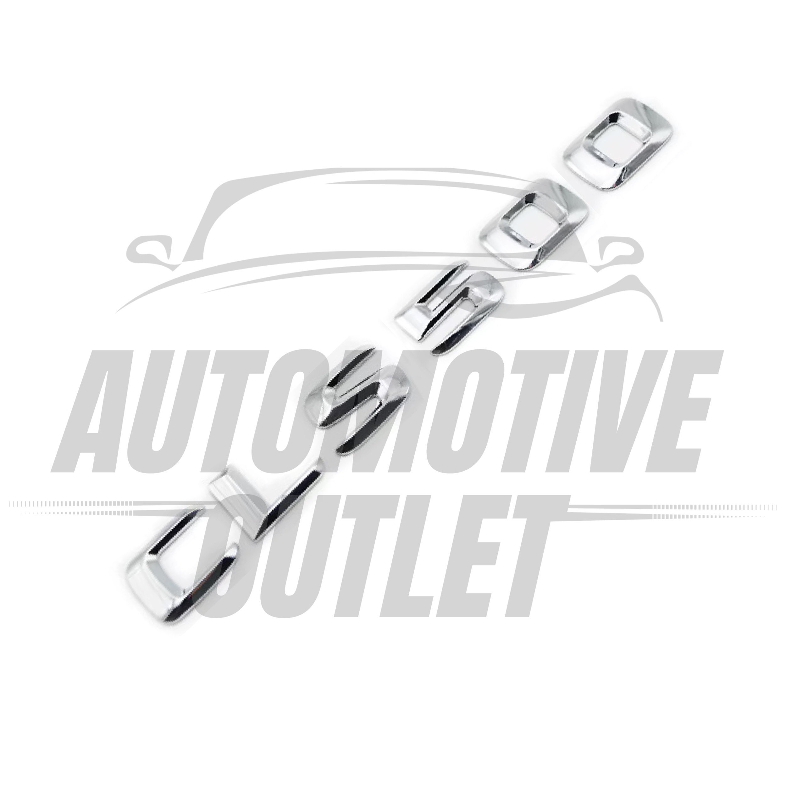 CLS500-CH Lettering Rear Boot Lid Trunk Badge Emblem For Mercedes-Benz CLS, Chrome 3