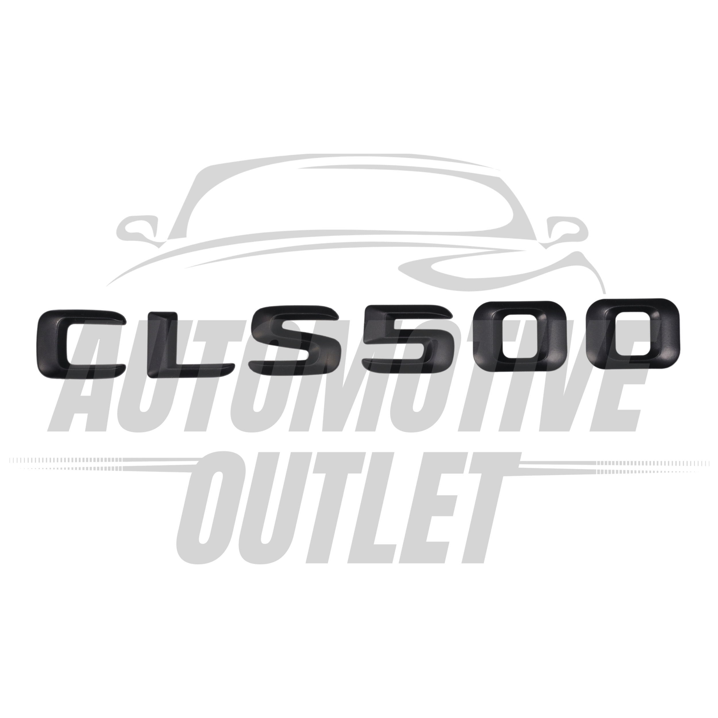 CLS500-MB Lettering Rear Boot Lid Trunk Badge Emblem For Mercedes-Benz CLS, Matt Black 2