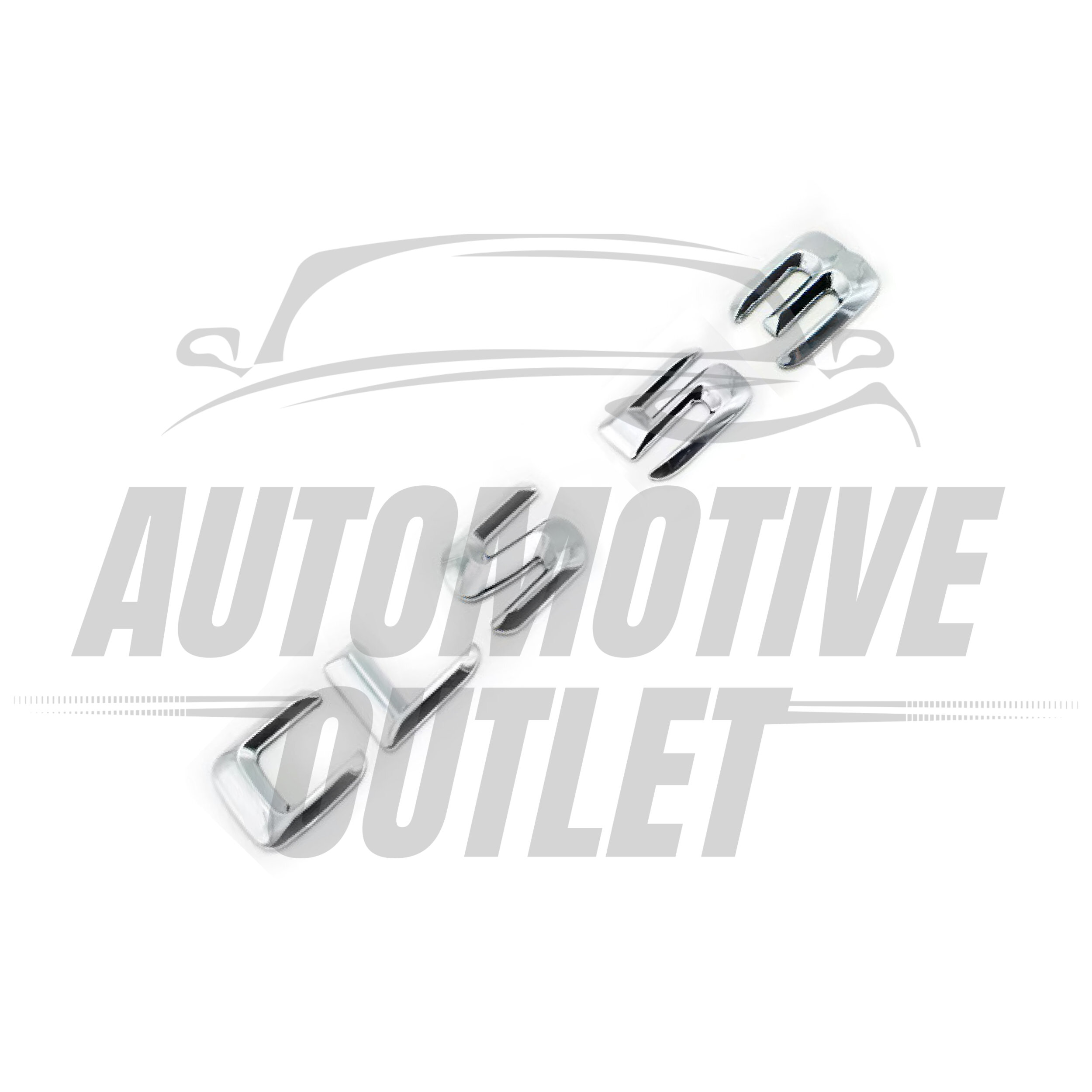 CLS53-CH Lettering Rear Boot Lid Trunk Badge Emblem For Mercedes-Benz CLS, Chrome 3