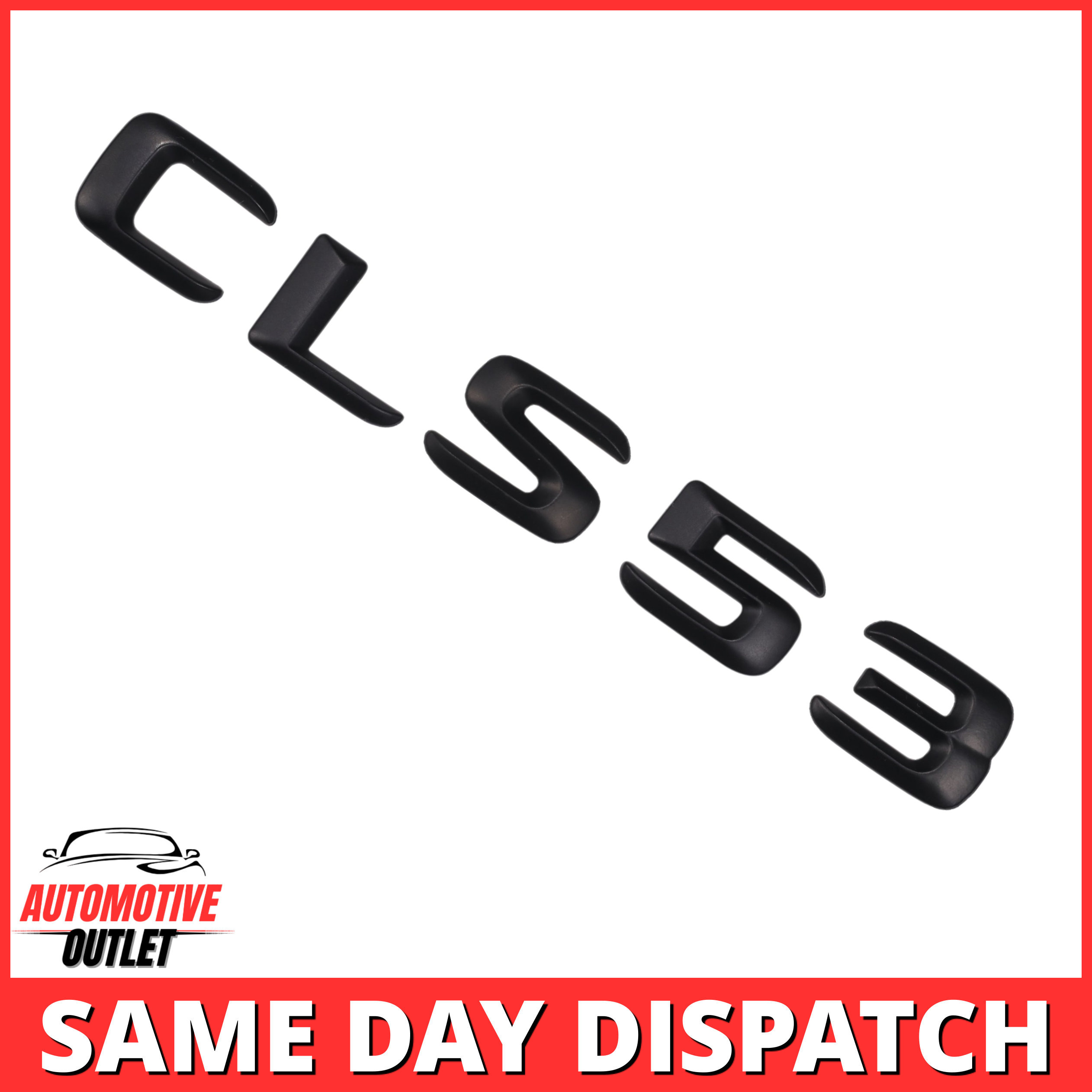 CLS53-MB Lettering Rear Boot Lid Trunk Badge Emblem For Mercedes-Benz CLS, Matt Black
