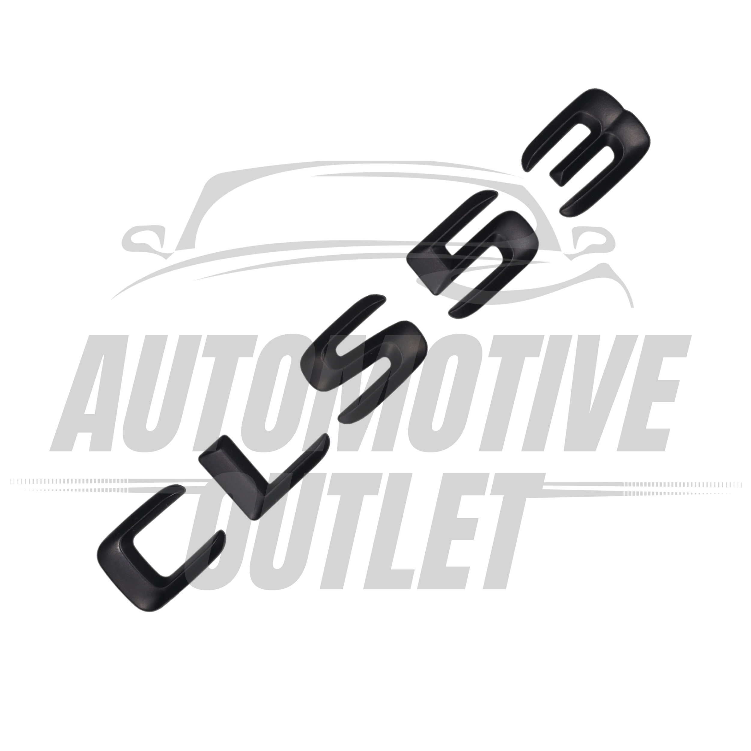 CLS53-MB Lettering Rear Boot Lid Trunk Badge Emblem For Mercedes-Benz CLS, Matt Black 3