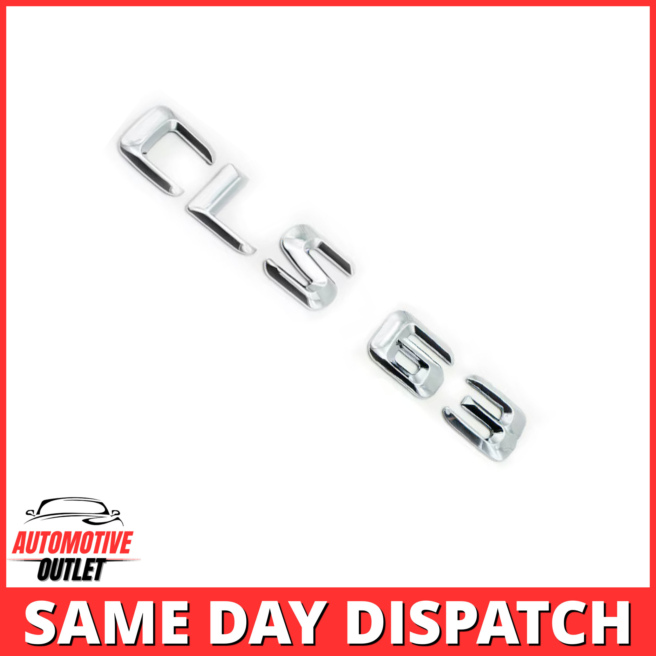 CLS63-CH Lettering Rear Boot Lid Trunk Badge Emblem For Mercedes-Benz CLS, Chrome