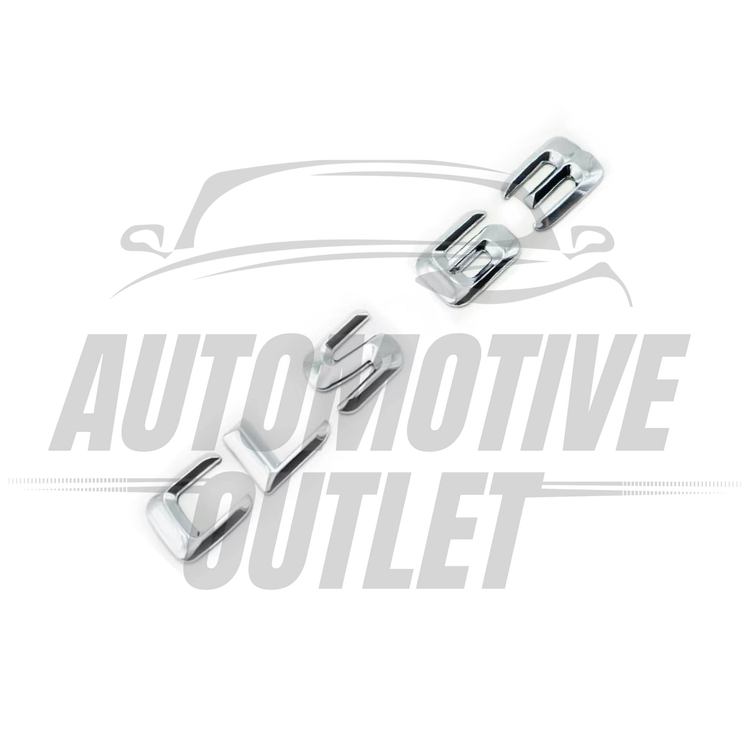 CLS63-CH Lettering Rear Boot Lid Trunk Badge Emblem For Mercedes-Benz CLS, Chrome 3