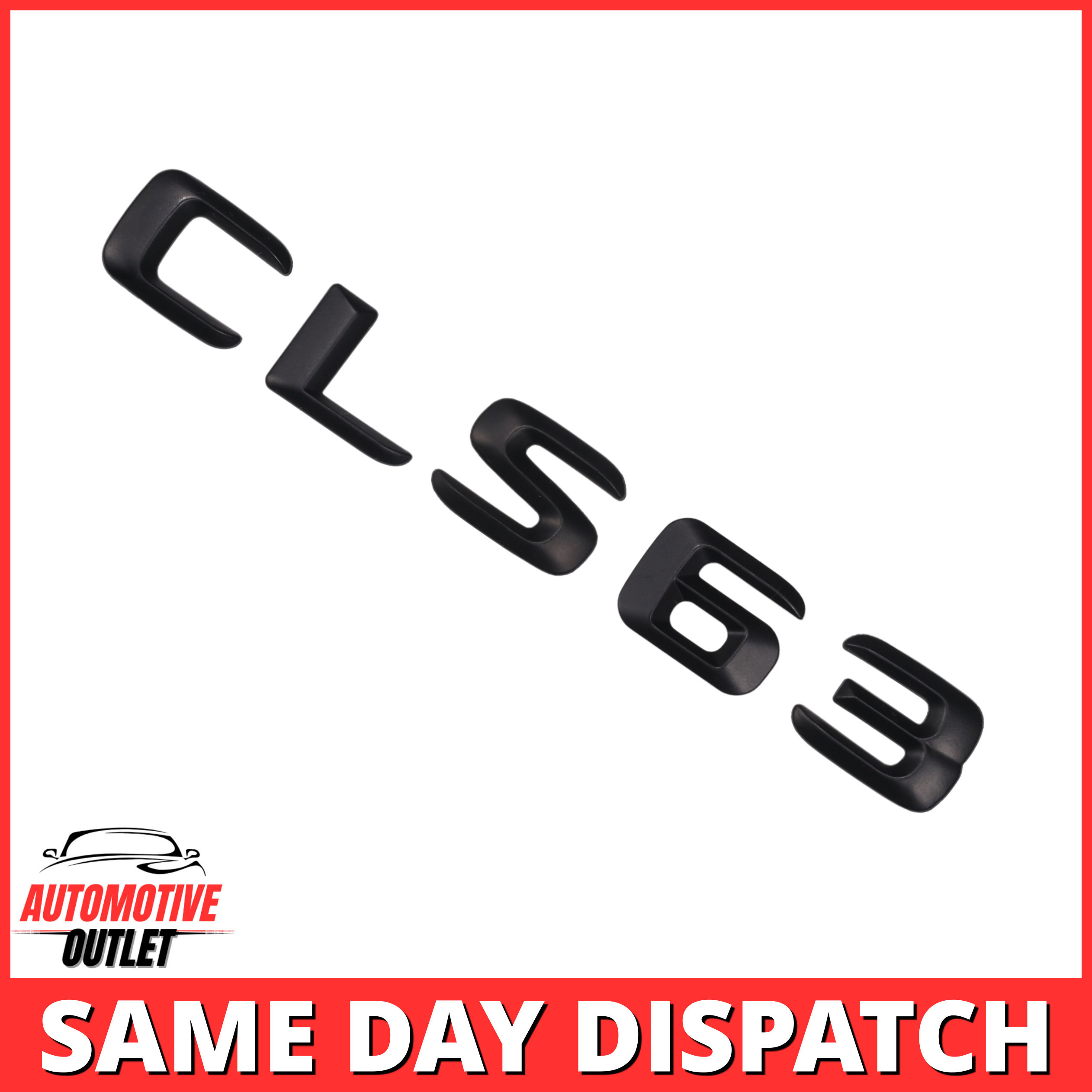 CLS63-MB Lettering Rear Boot Lid Trunk Badge Emblem For Mercedes-Benz CLS, Matt Black