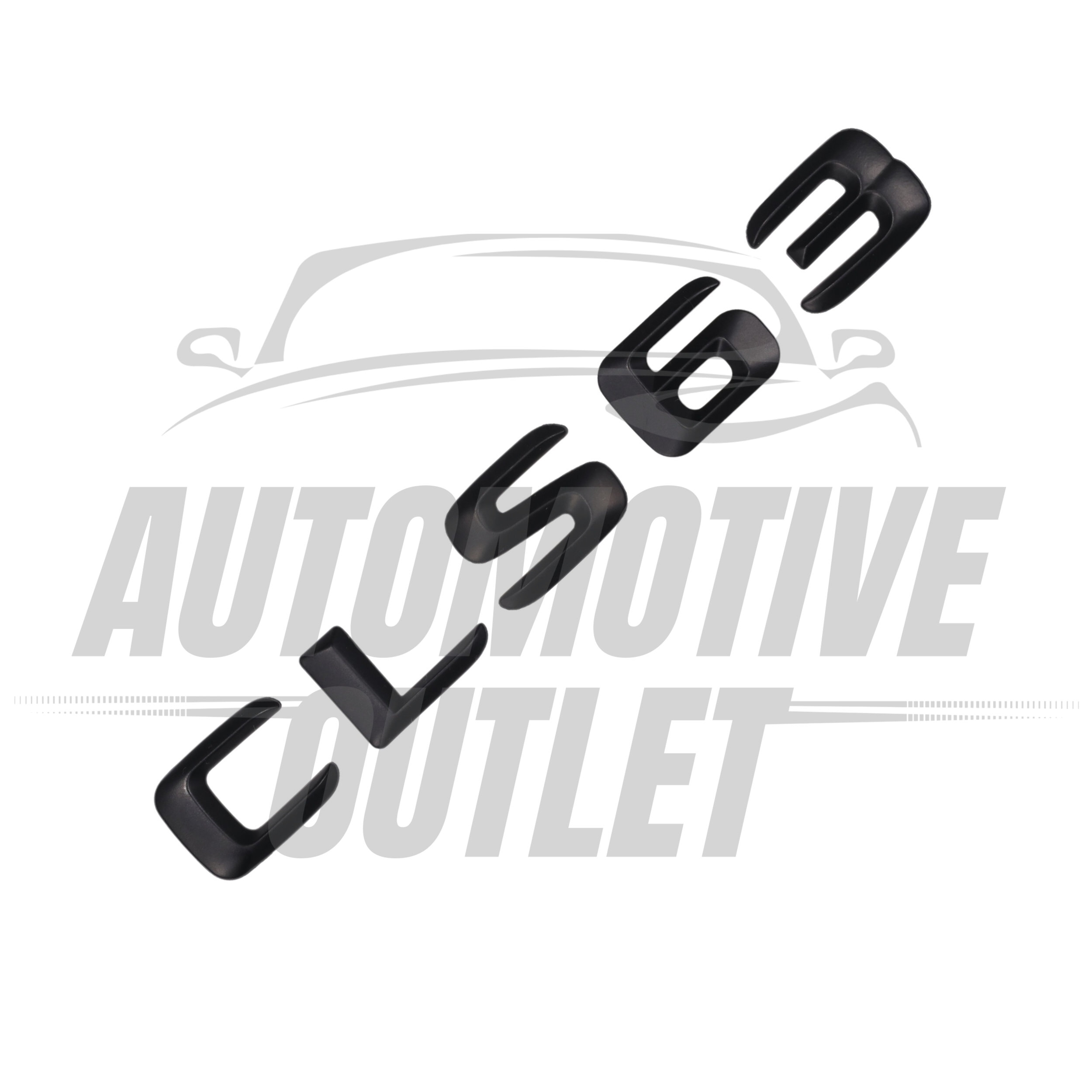CLS63-MB Lettering Rear Boot Lid Trunk Badge Emblem For Mercedes-Benz CLS, Matt Black 3