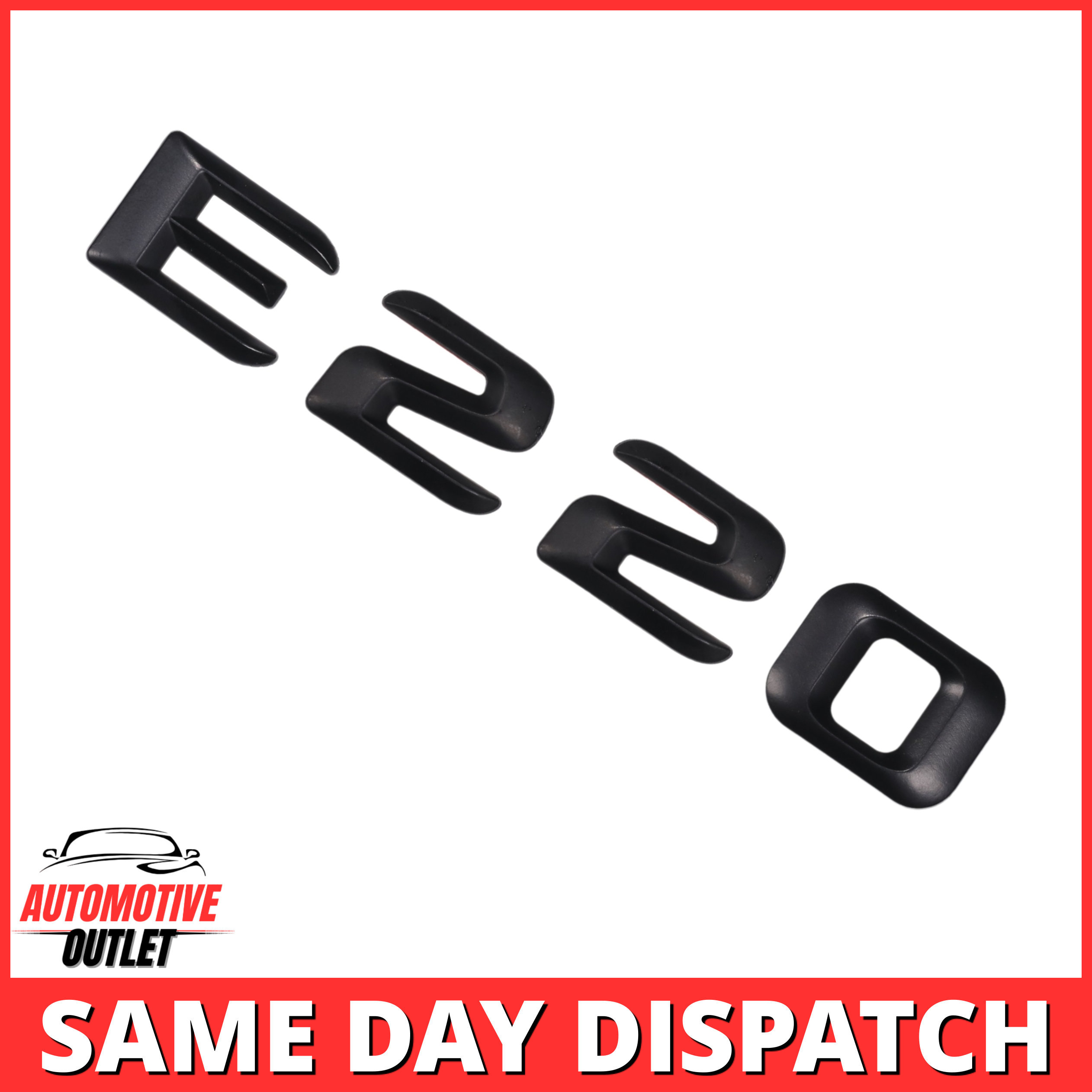 E220-MB Lettering Rear Boot Lid Trunk Badge Emblem For Mercedes-Benz E-Class, Matt Black