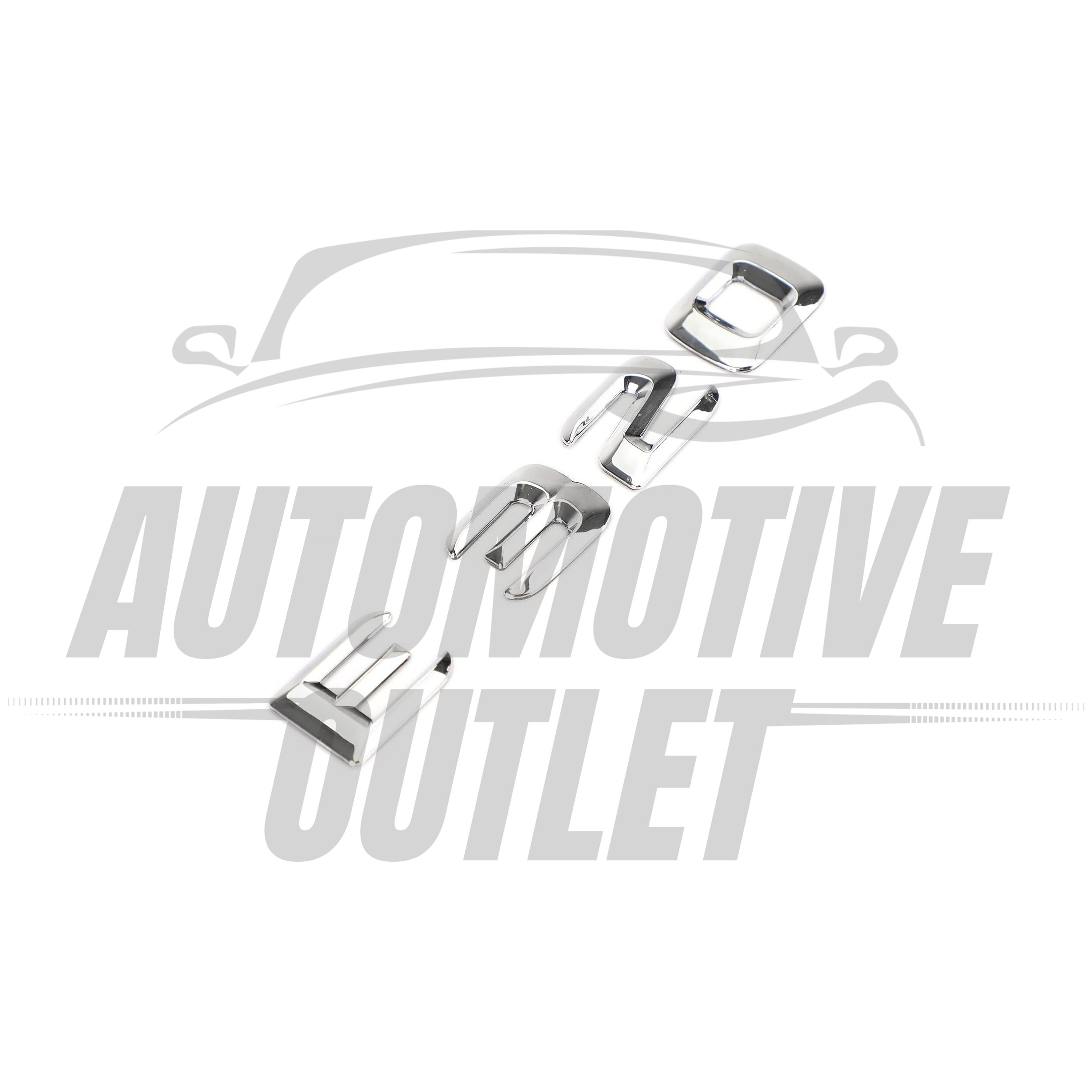 E320-CH Lettering Rear Boot Lid Trunk Badge Emblem For Mercedes-Benz E-Class, Chrome 3