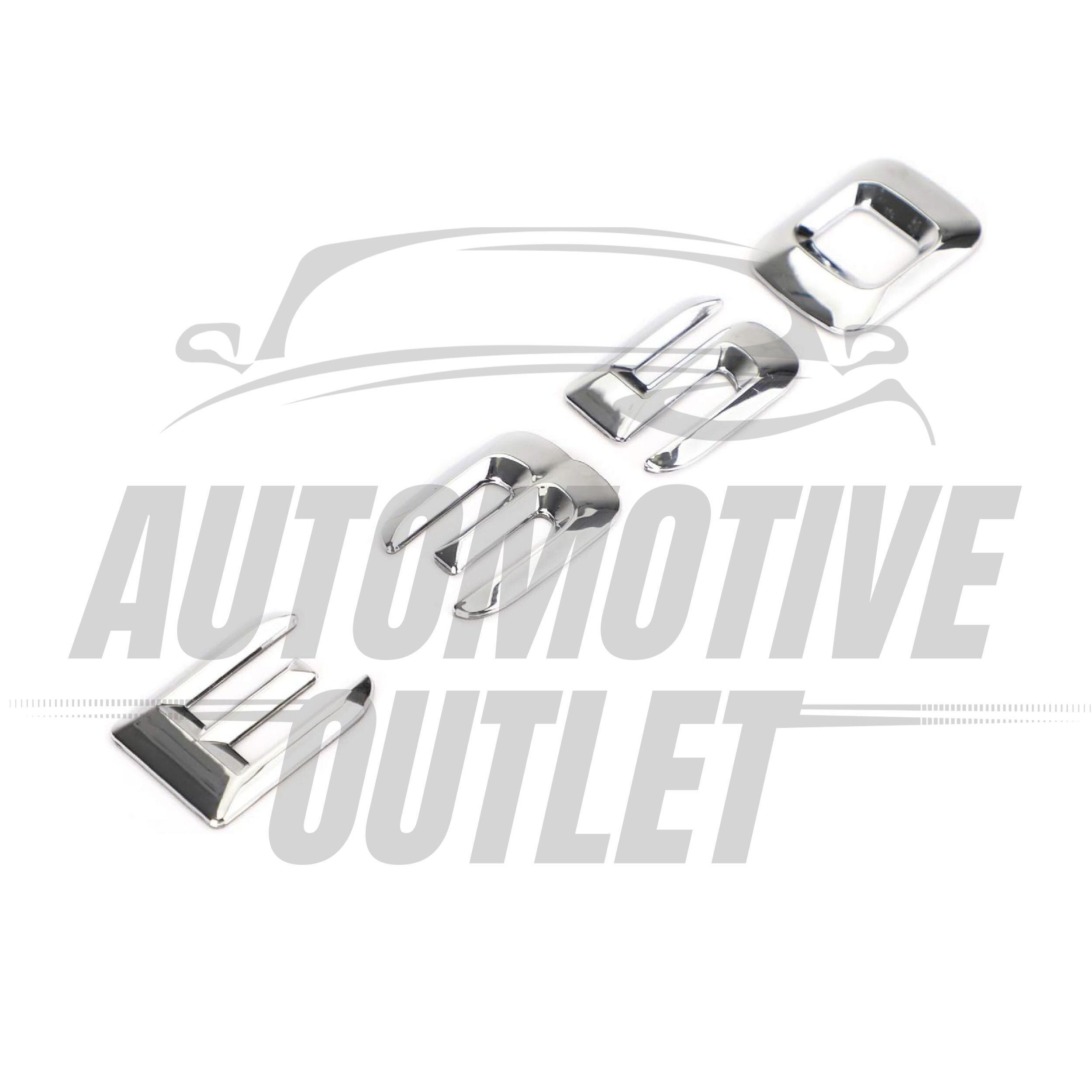 E350-CH Lettering Rear Boot Lid Trunk Badge Emblem For Mercedes-Benz E-Class, Chrome 3
