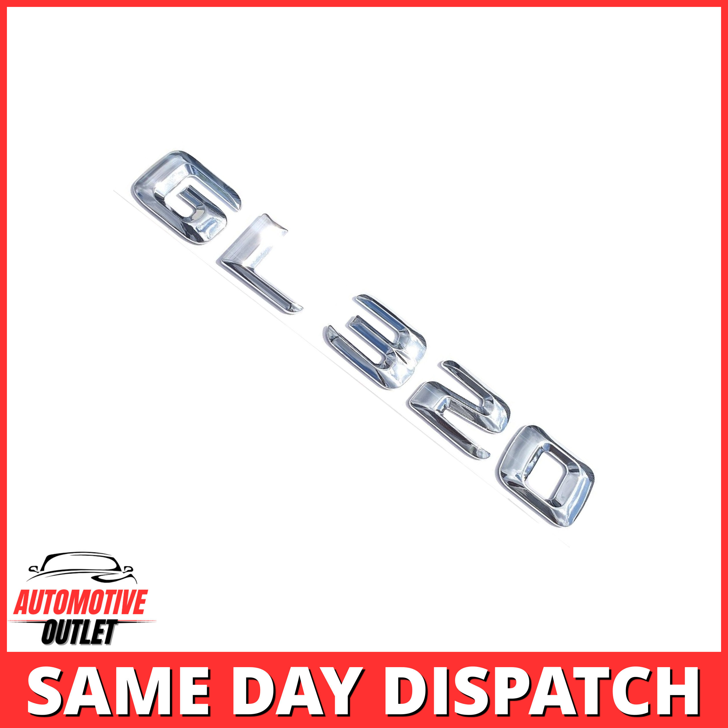 GL320-CH Lettering Rear Boot Lid Trunk Badge Emblem For Mercedes-Benz GL, Chrome