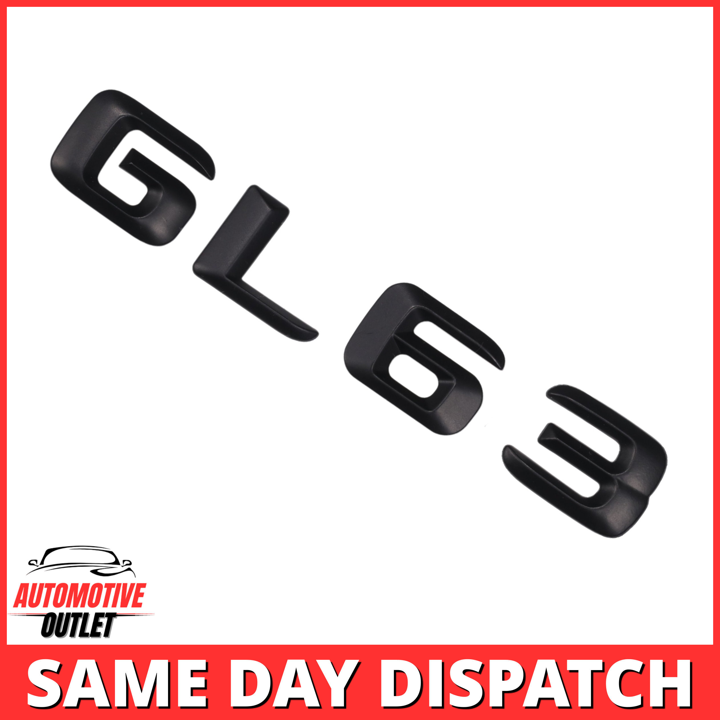 GL63-MB Lettering Rear Boot Lid Trunk Badge Emblem For Mercedes-Benz GL, Matt Black