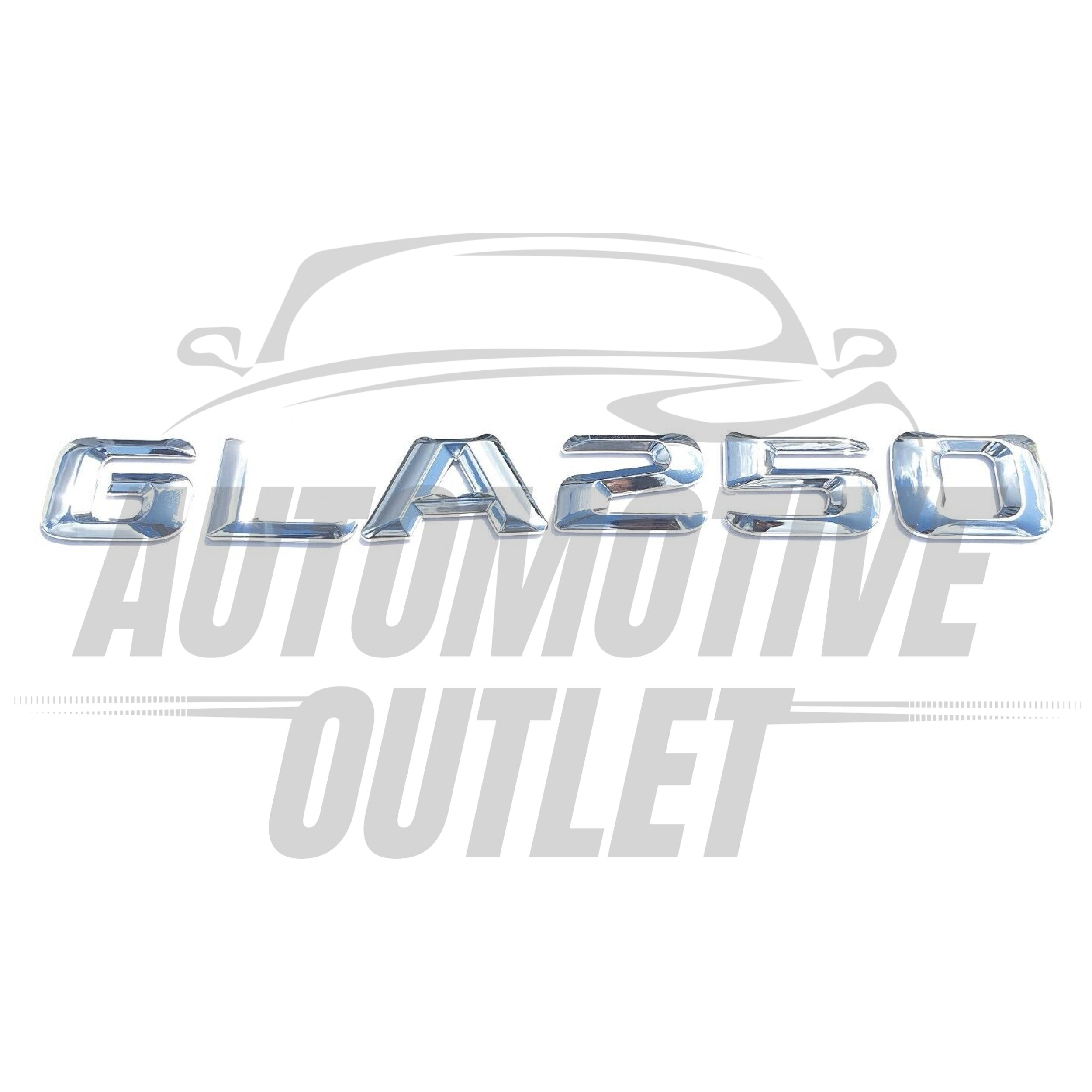 GLA250-CH Lettering Rear Boot Lid Trunk Badge Emblem For Mercedes-Benz GLA, Chrome 2