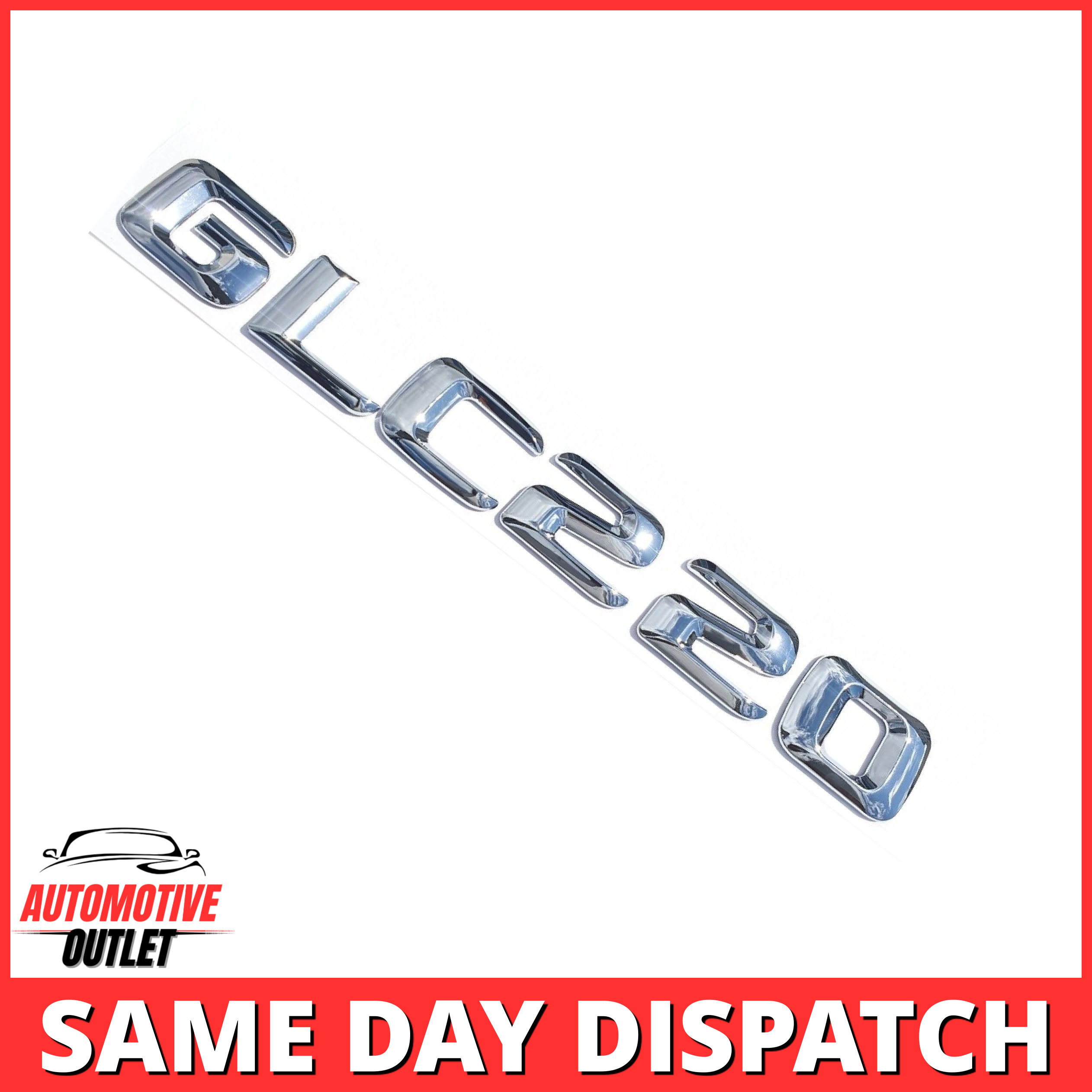 GLC220-CH Lettering Rear Boot Lid Trunk Badge Emblem For Mercedes-Benz GLC, Chrome