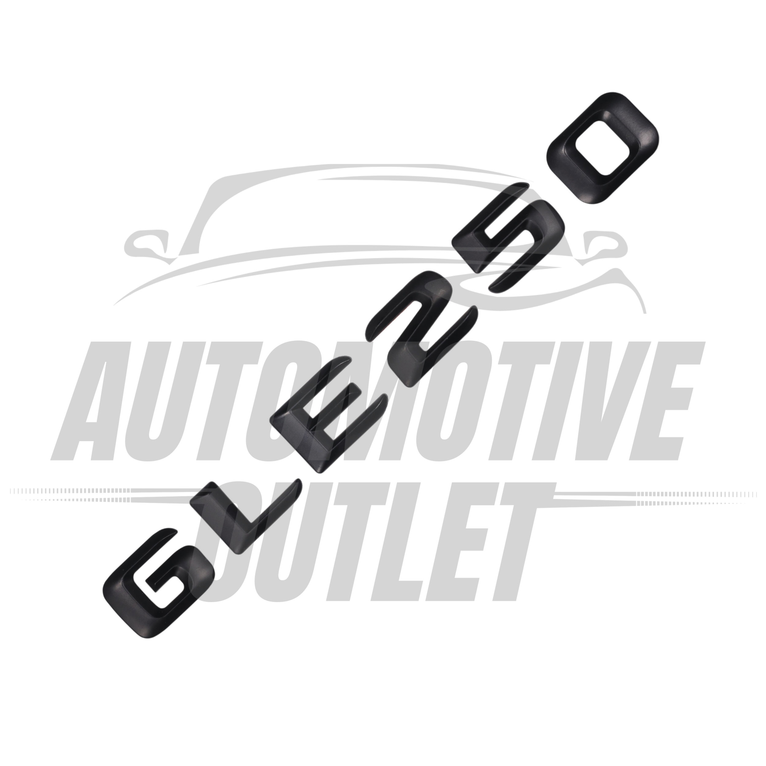 GLE250-MB Lettering Rear Boot Lid Trunk Badge Emblem For Mercedes-Benz GLE, Matt Black 3