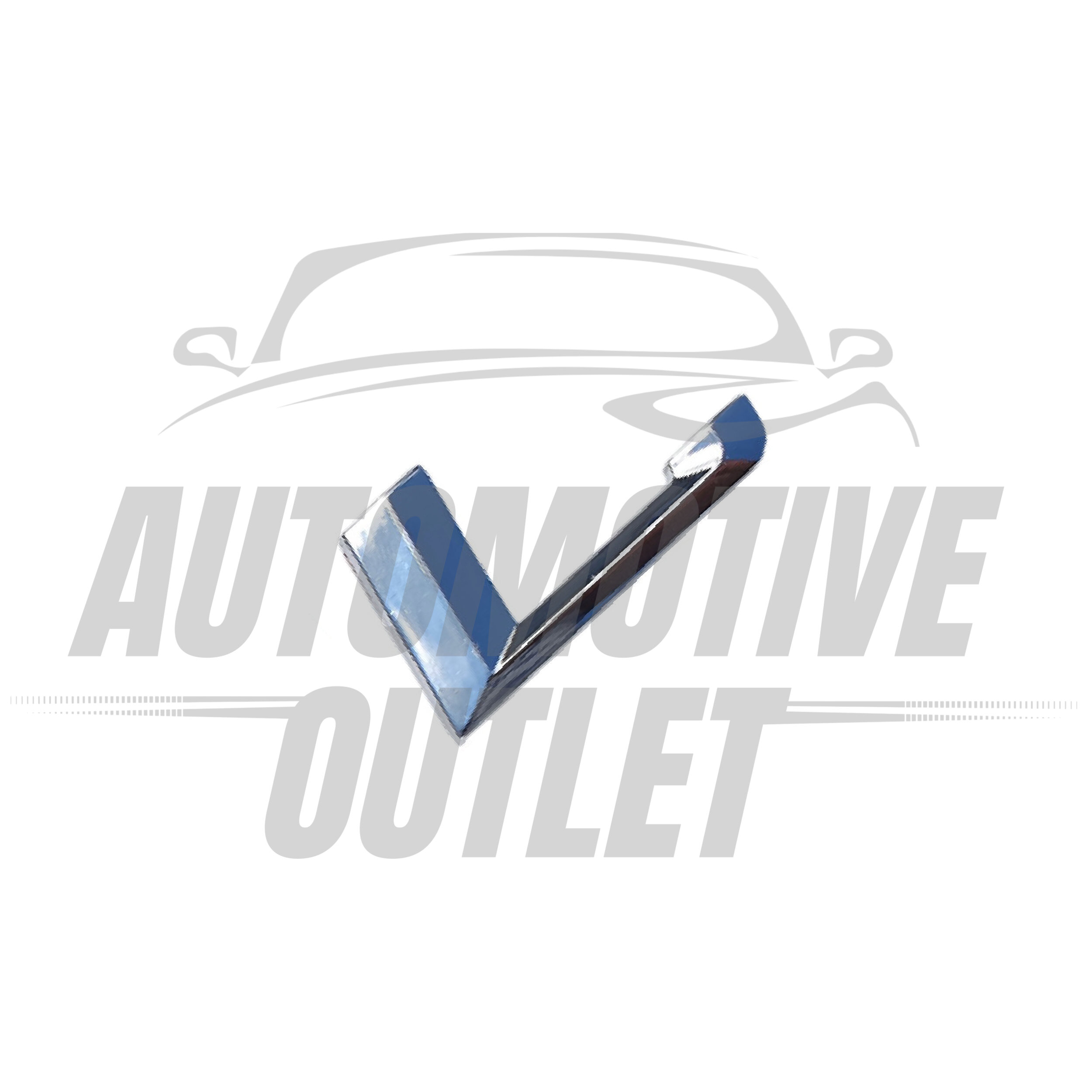 L-CH Lettering Rear Boot Lid Trunk Badge Emblem For BMW L, Chrome 2