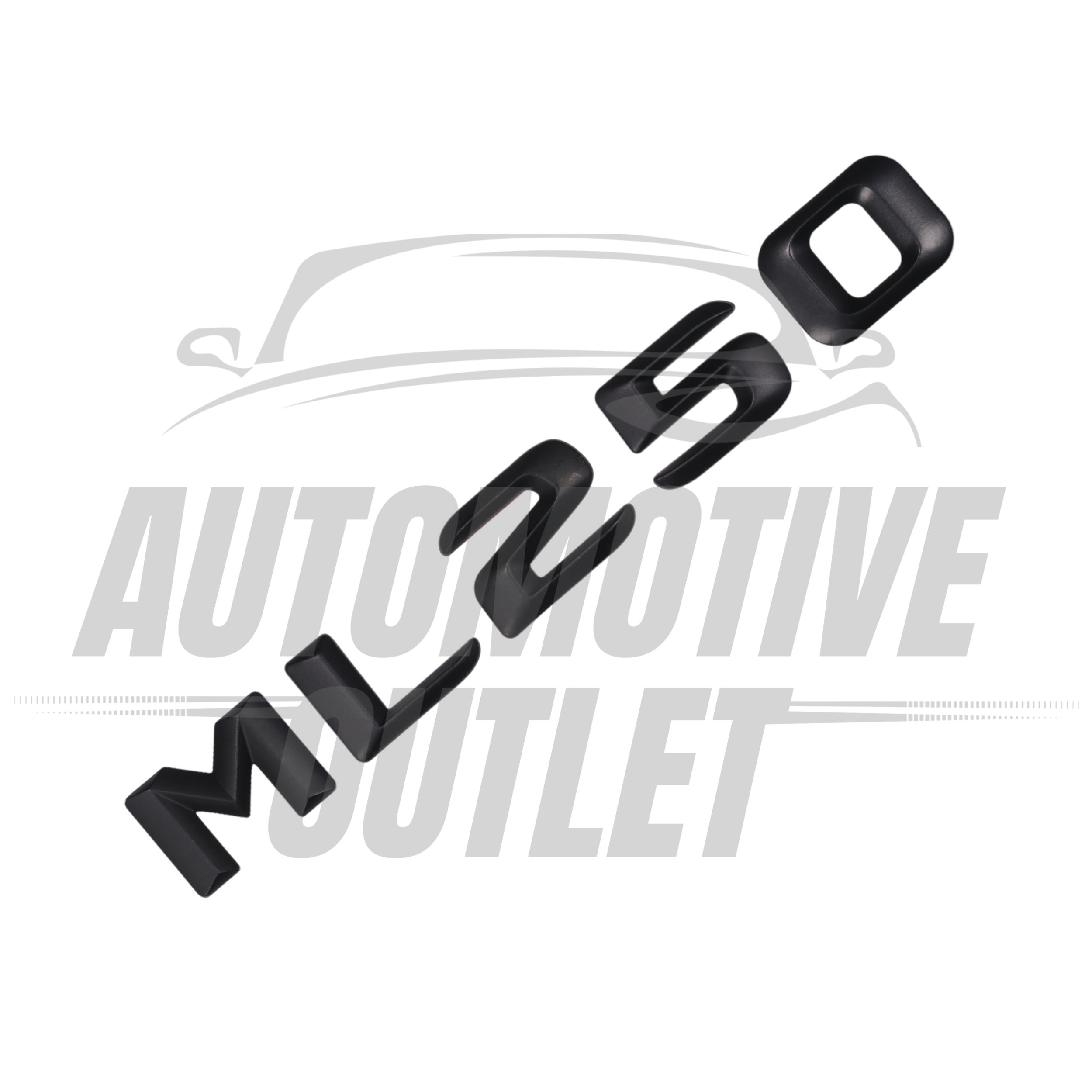 ML250-MB Lettering Rear Boot Lid Trunk Badge Emblem For Mercedes-Benz ML, Matt Black 3