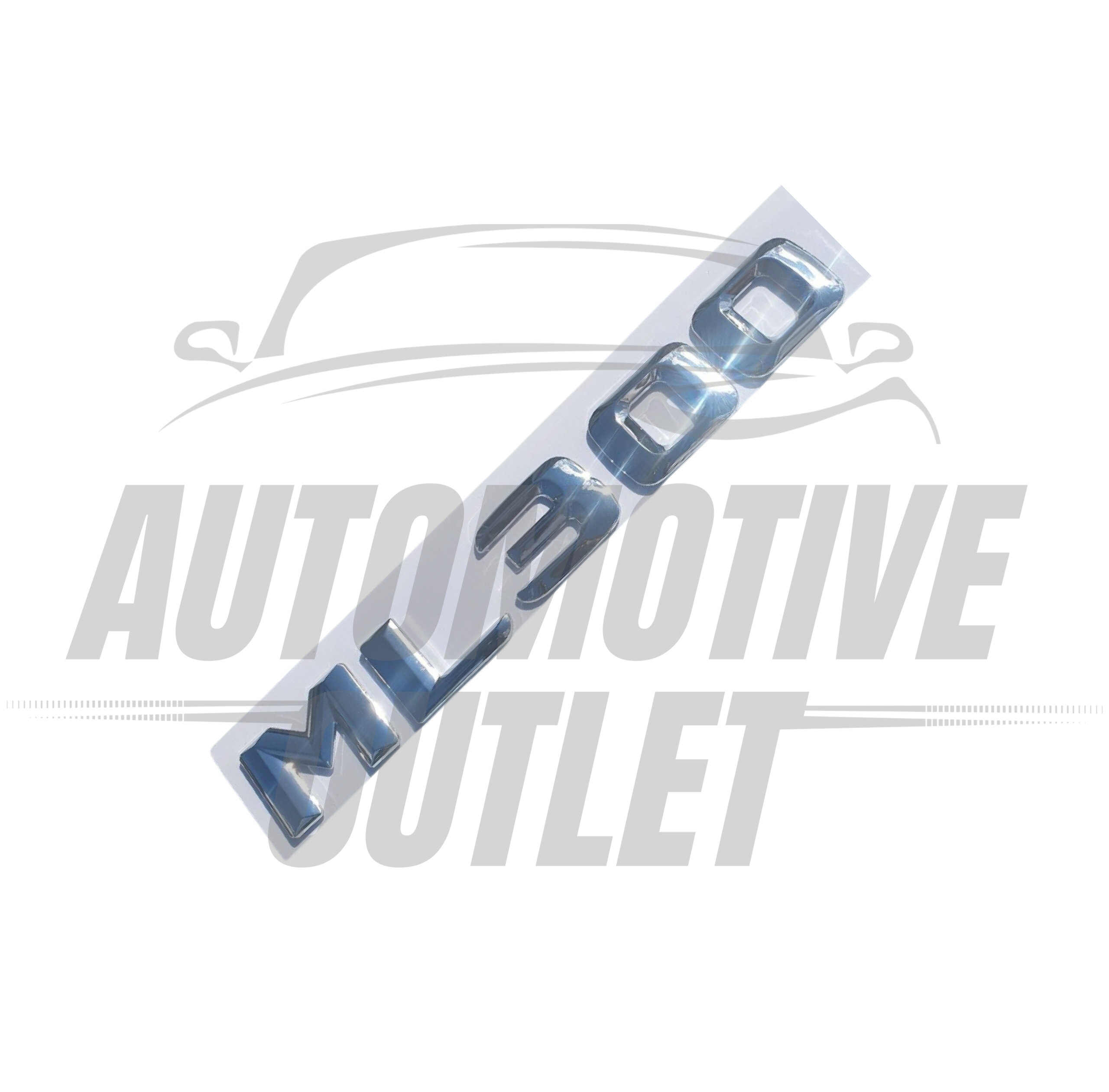 ML300-CH Lettering Rear Boot Lid Trunk Badge Emblem For Mercedes-Benz ML, Chrome 3
