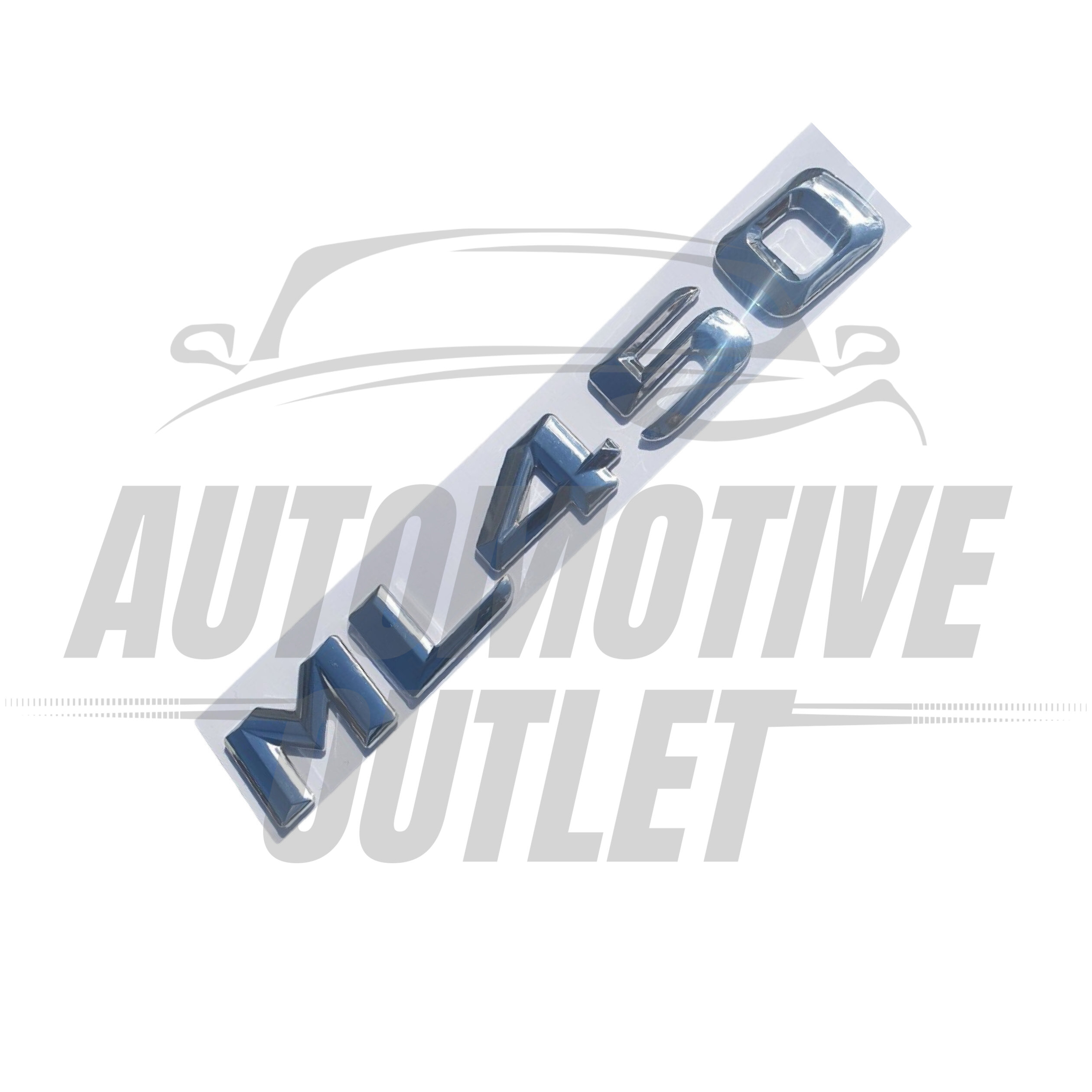 ML450-CH Lettering Rear Boot Lid Trunk Badge Emblem For Mercedes-Benz ML, Chrome 3