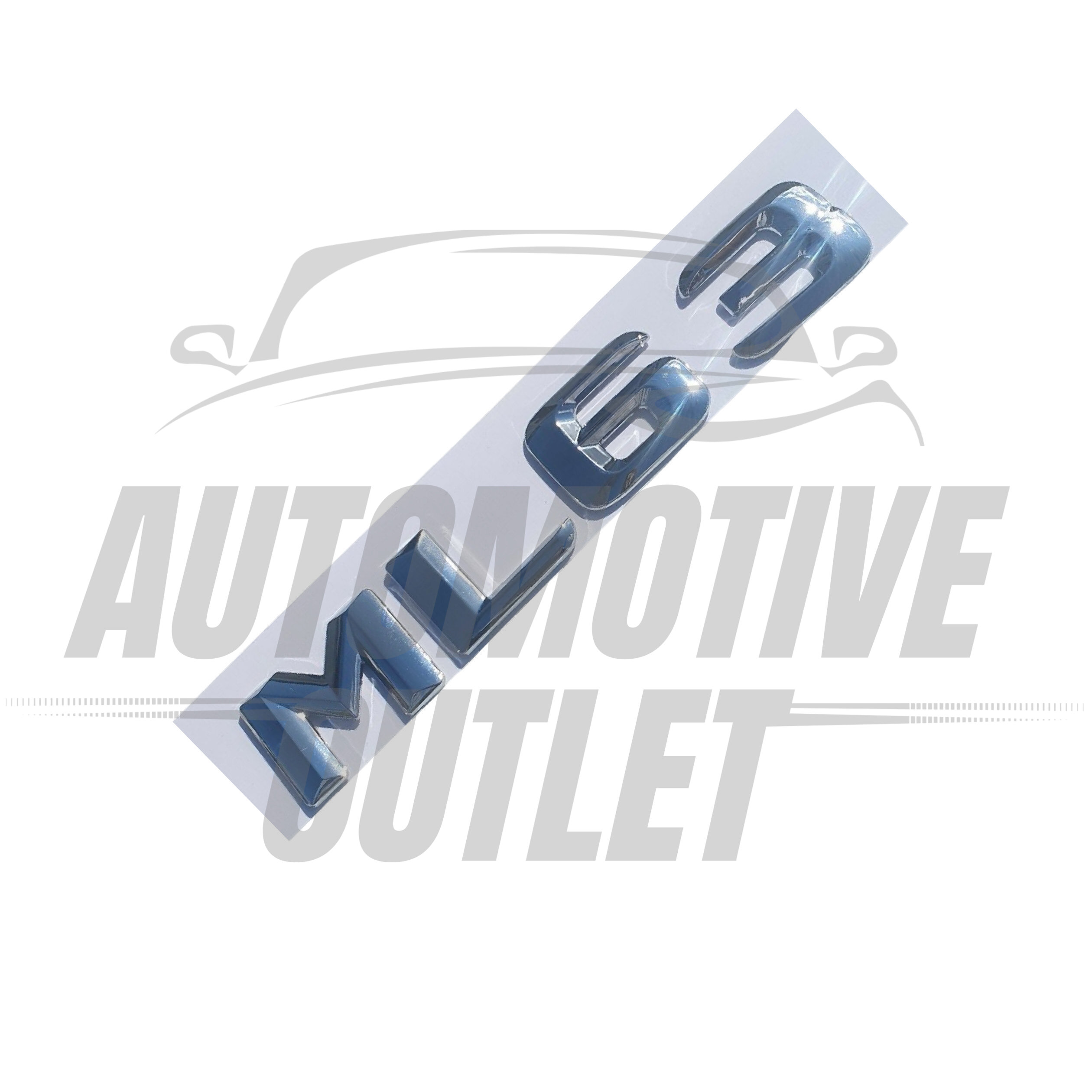 ML63-CH Lettering Rear Boot Lid Trunk Badge Emblem For Mercedes-Benz ML, Chrome 3