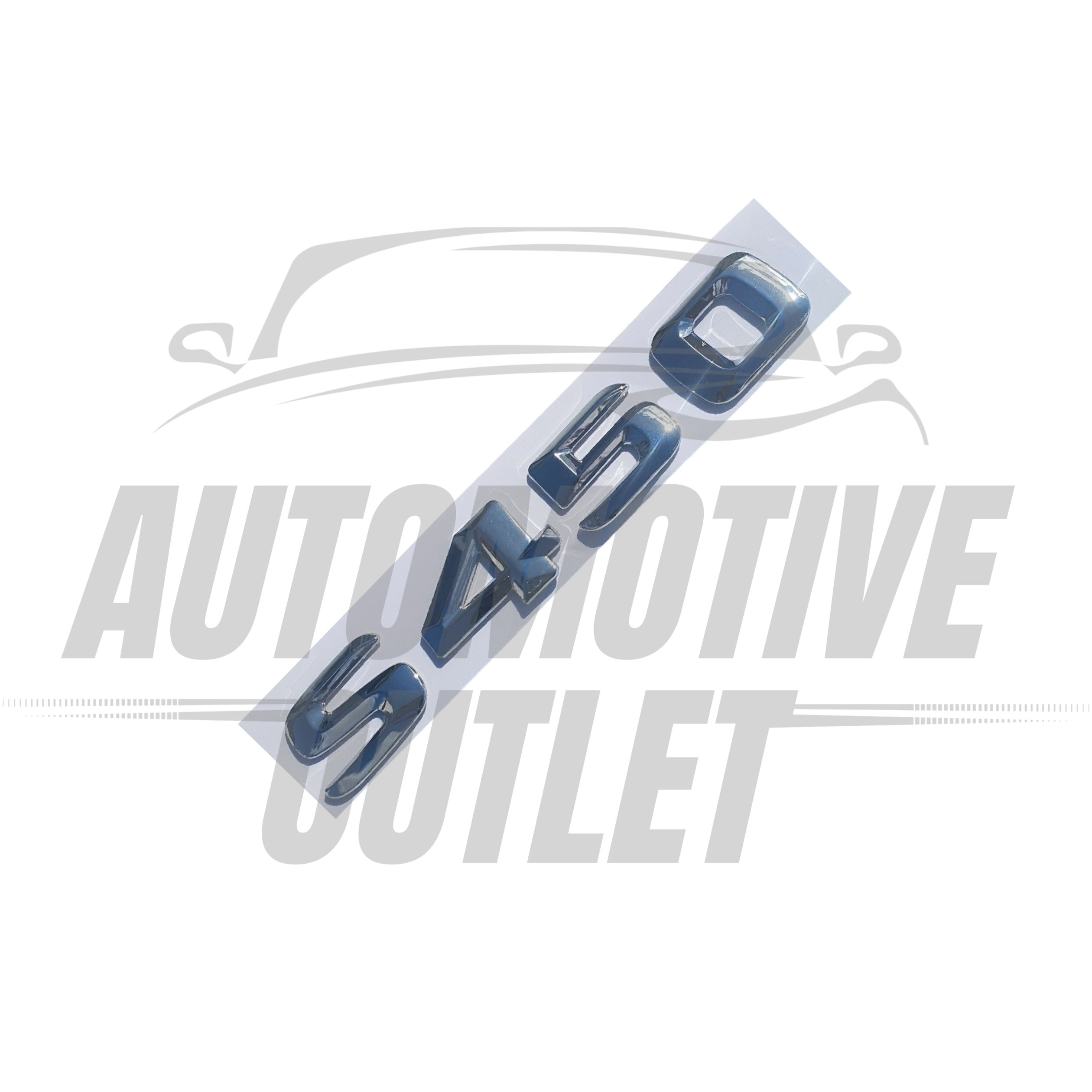 S450-CH Lettering Rear Boot Lid Trunk Badge Emblem For Mercedes-Benz S-Class, Chrome 3