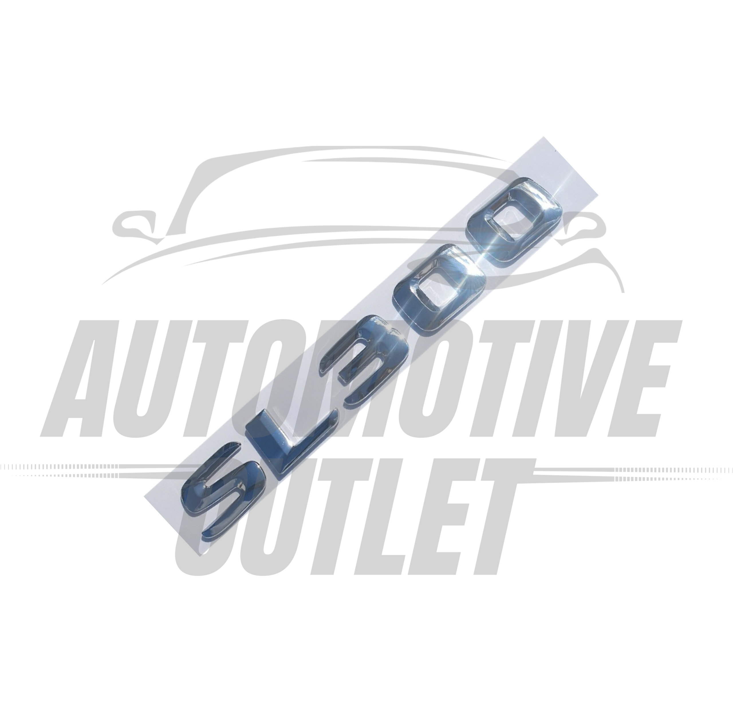 SL300-CH Lettering Rear Boot Lid Trunk Badge Emblem For Mercedes-Benz SL, Chrome 3