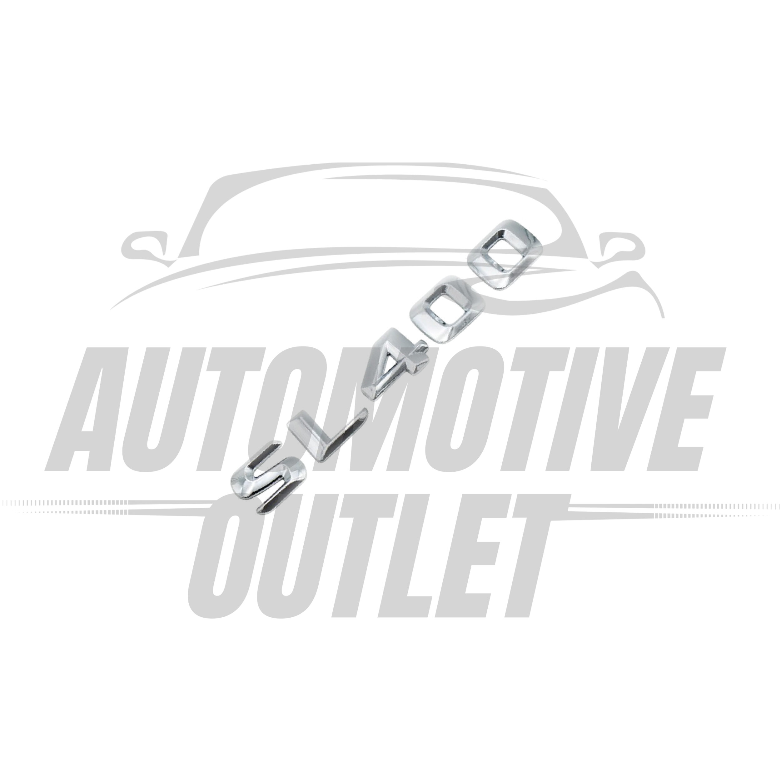 SL400-CH Lettering Rear Boot Lid Trunk Badge Emblem For Mercedes-Benz SL, Chrome 3