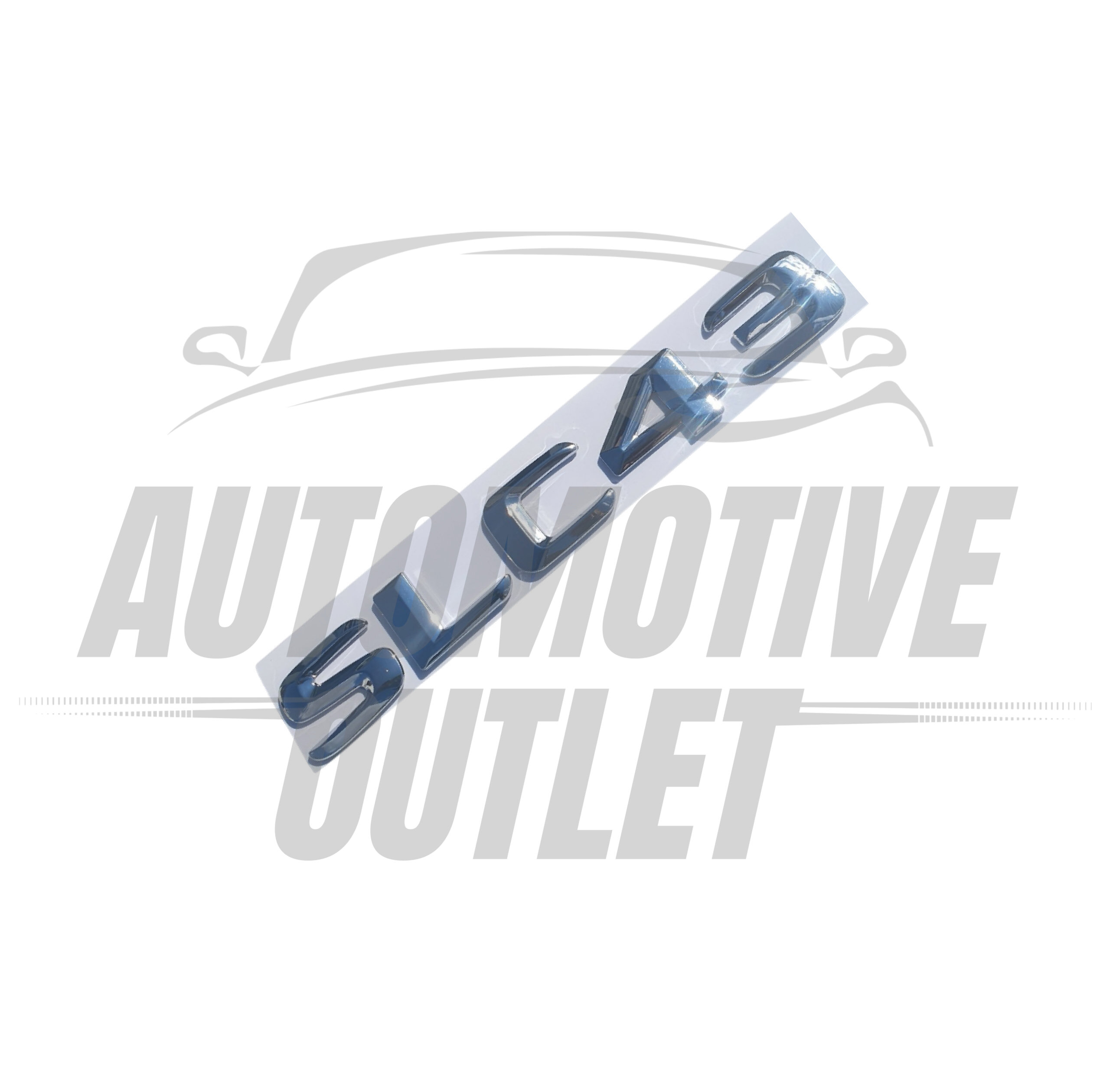 SLC43-CH Lettering Rear Boot Lid Trunk Badge Emblem For Mercedes-Benz SLC, Chrome 3