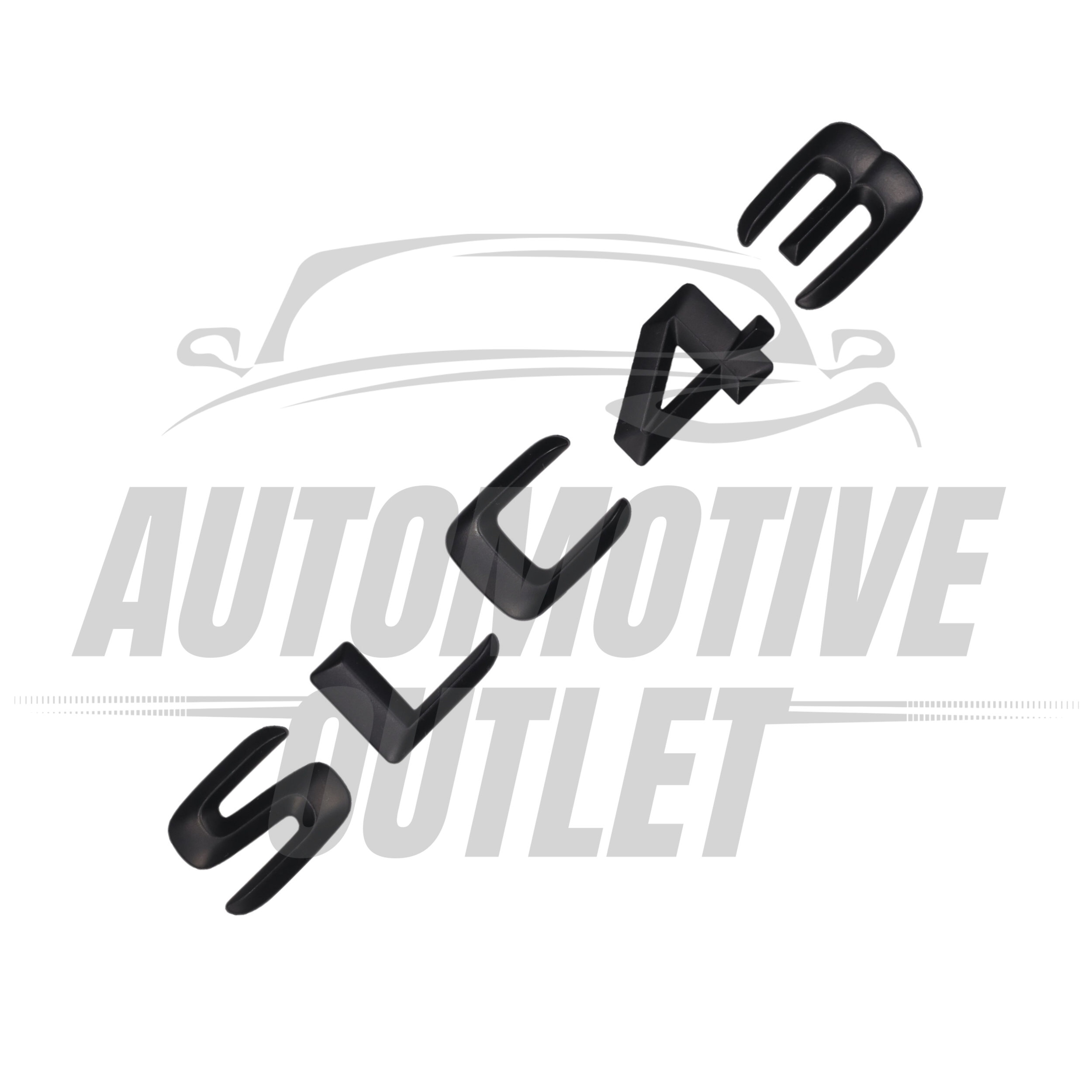 SLC43-MB Lettering Rear Boot Lid Trunk Badge Emblem For Mercedes-Benz SLC, Matt Black 3