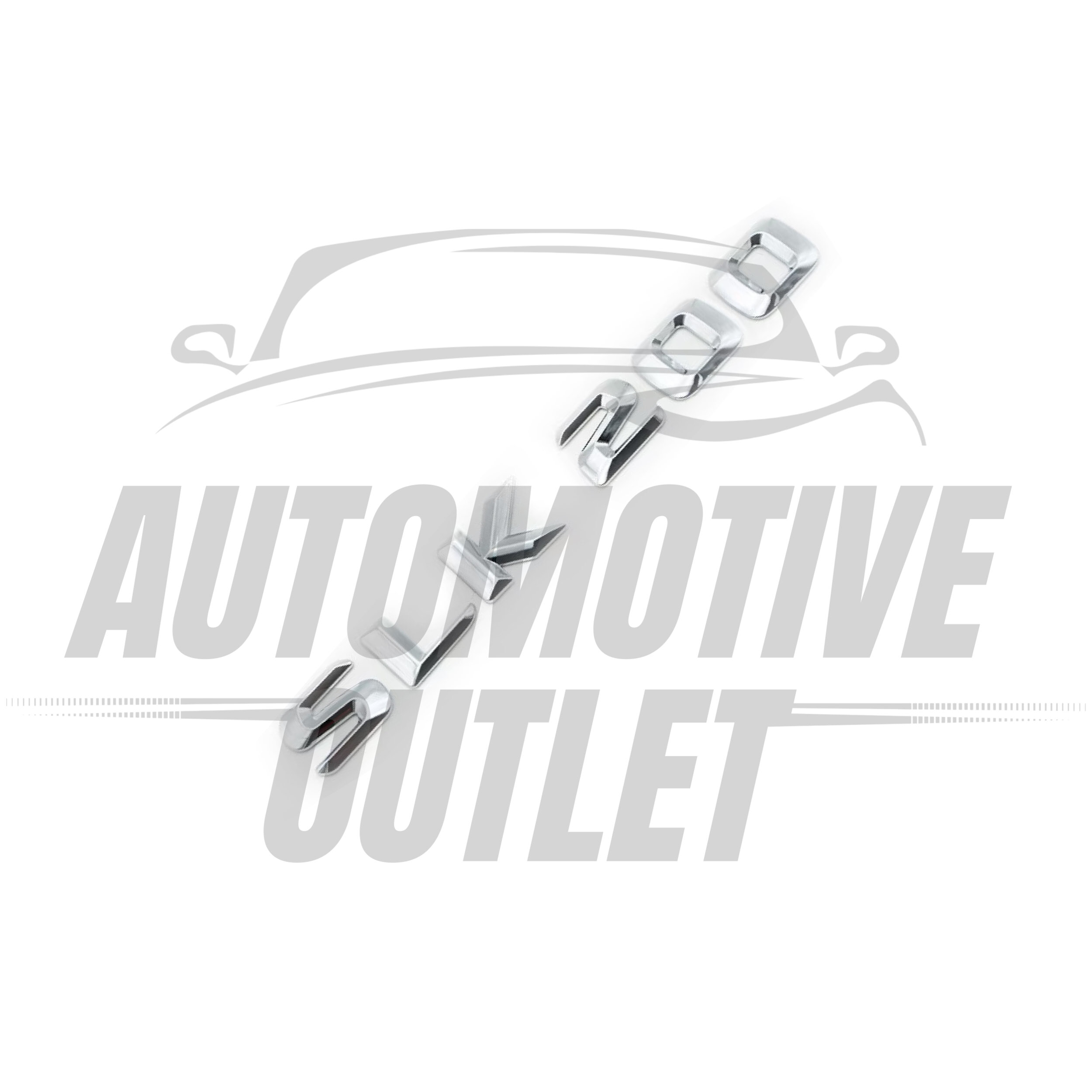 SLK200-CH Lettering Rear Boot Lid Trunk Badge Emblem For Mercedes-Benz SLK, Chrome 3
