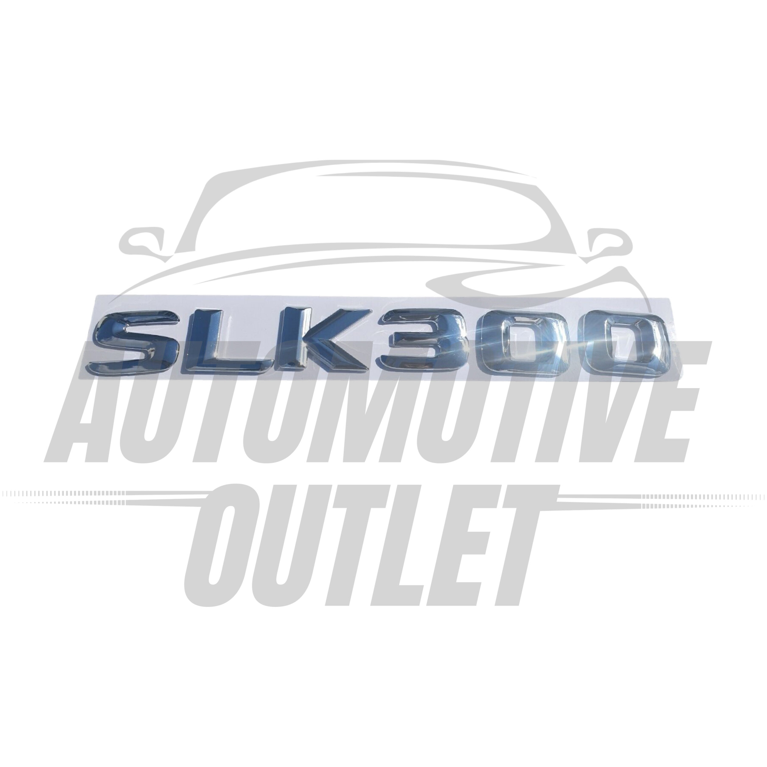 SLK300-CH Lettering Rear Boot Lid Trunk Badge Emblem For Mercedes-Benz SLK, Chrome 2
