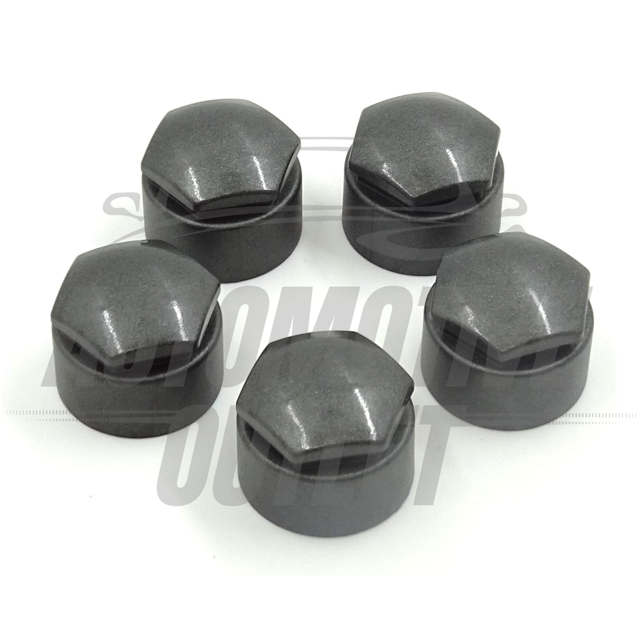 20X 17mm WHEEL NUT LOCKING BOLT CAPS COVER, GREY FOR AUDI VW BMW MERCEDES 4