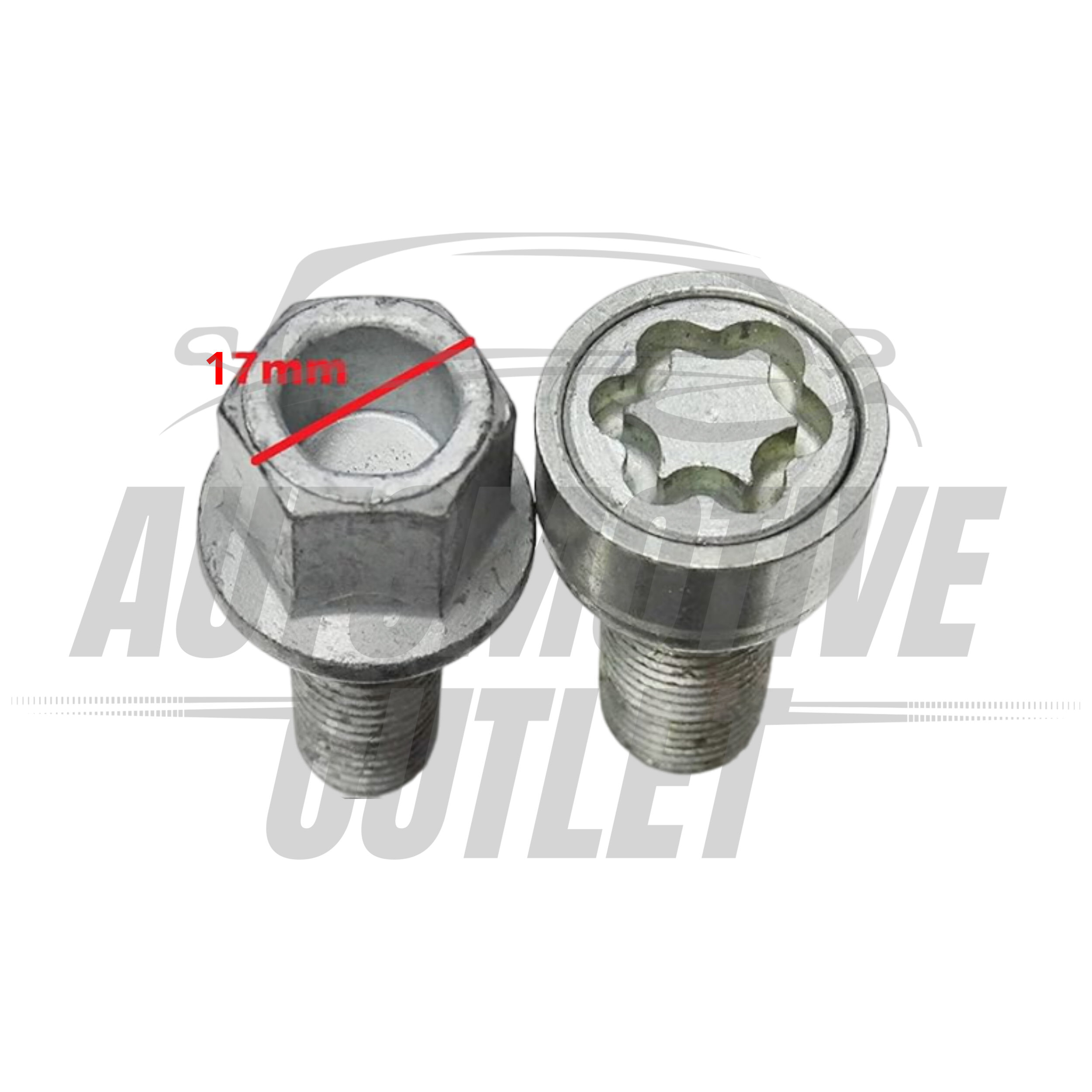 20X 17mm WHEEL NUT LOCKING BOLT CAPS COVER, GREY FOR AUDI VW BMW MERCEDES 7