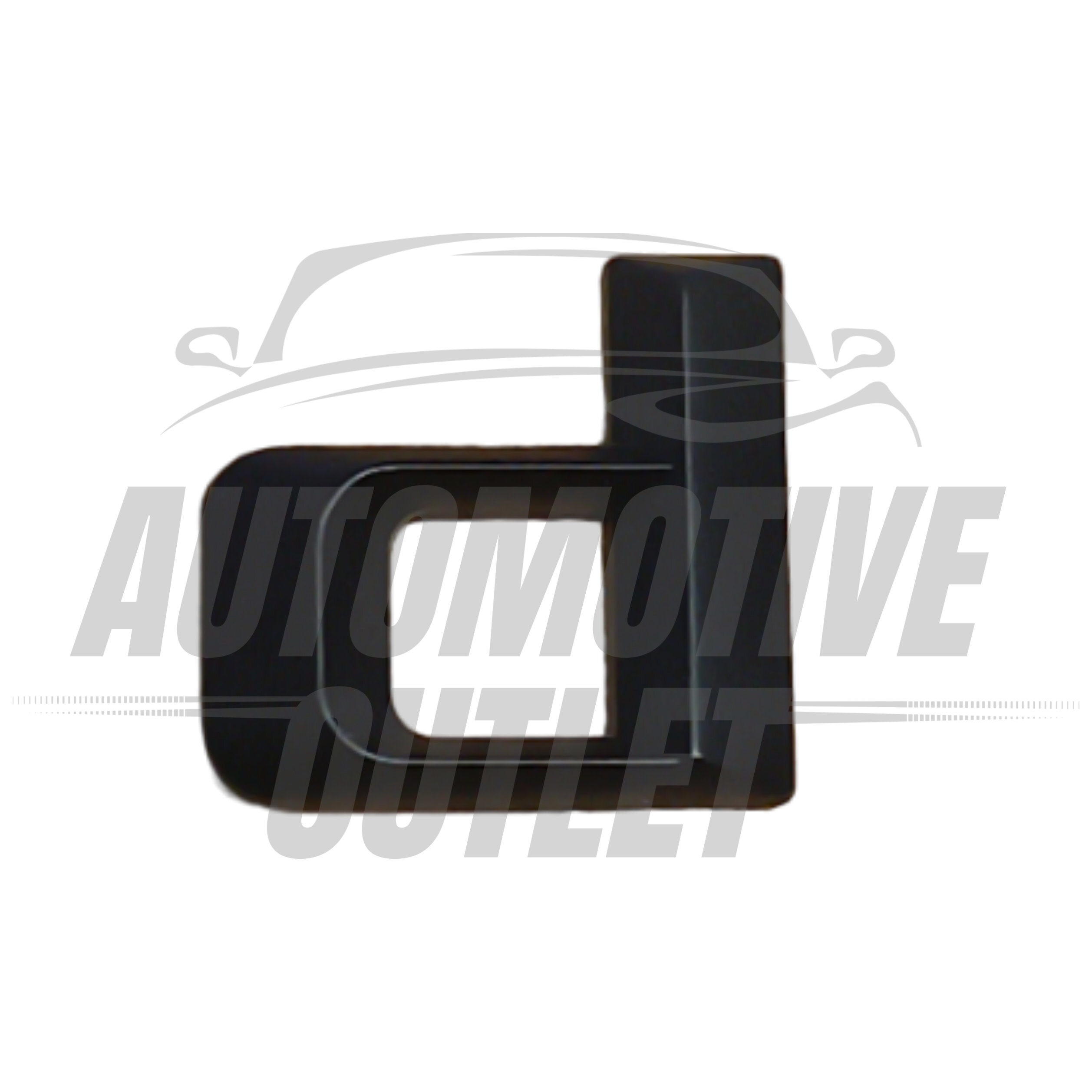 D Rear Lettering Trunk Boot Matt Black Badge Sticker For Mercedesbenz 3