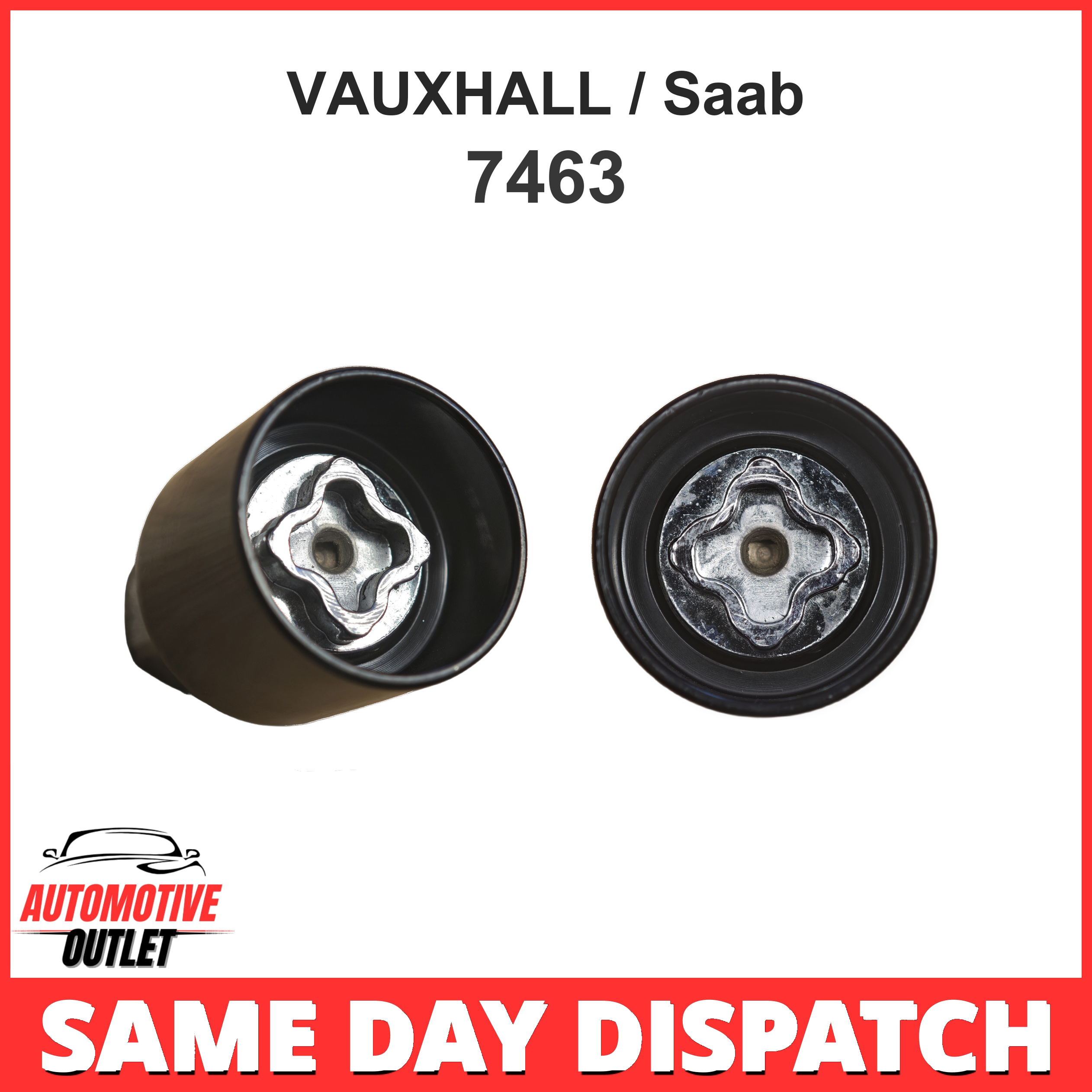 MASTER LOCKING WHEEL SECURITY NUT BOLT REMOVER KEY SOCKET 463EE VAUXHALL SAAB