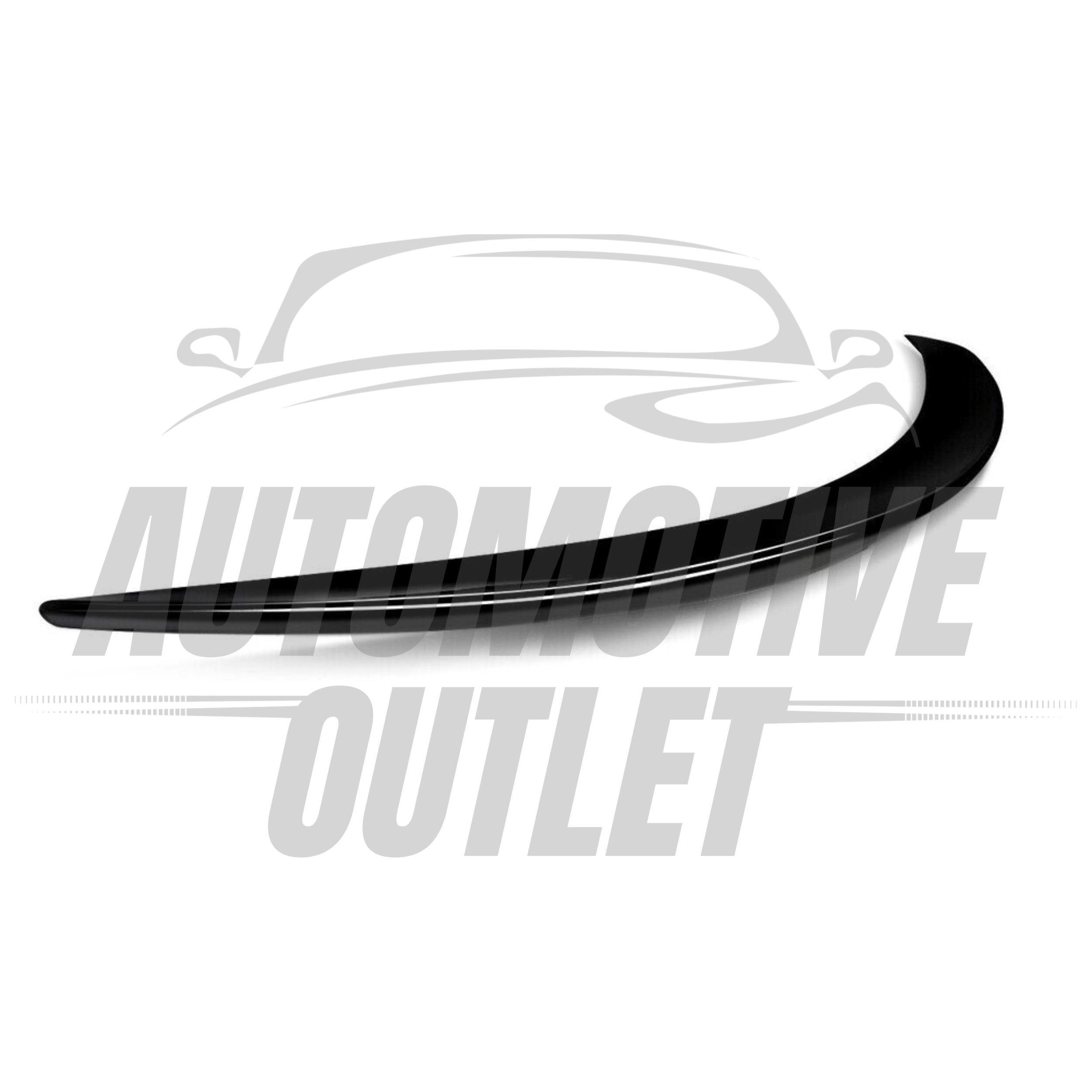 REAR BOOT SPOILER GLOSS BLACK AMG STYLE FOR MERCEDES C-CLASS COUPE C205 2015 1PC 3