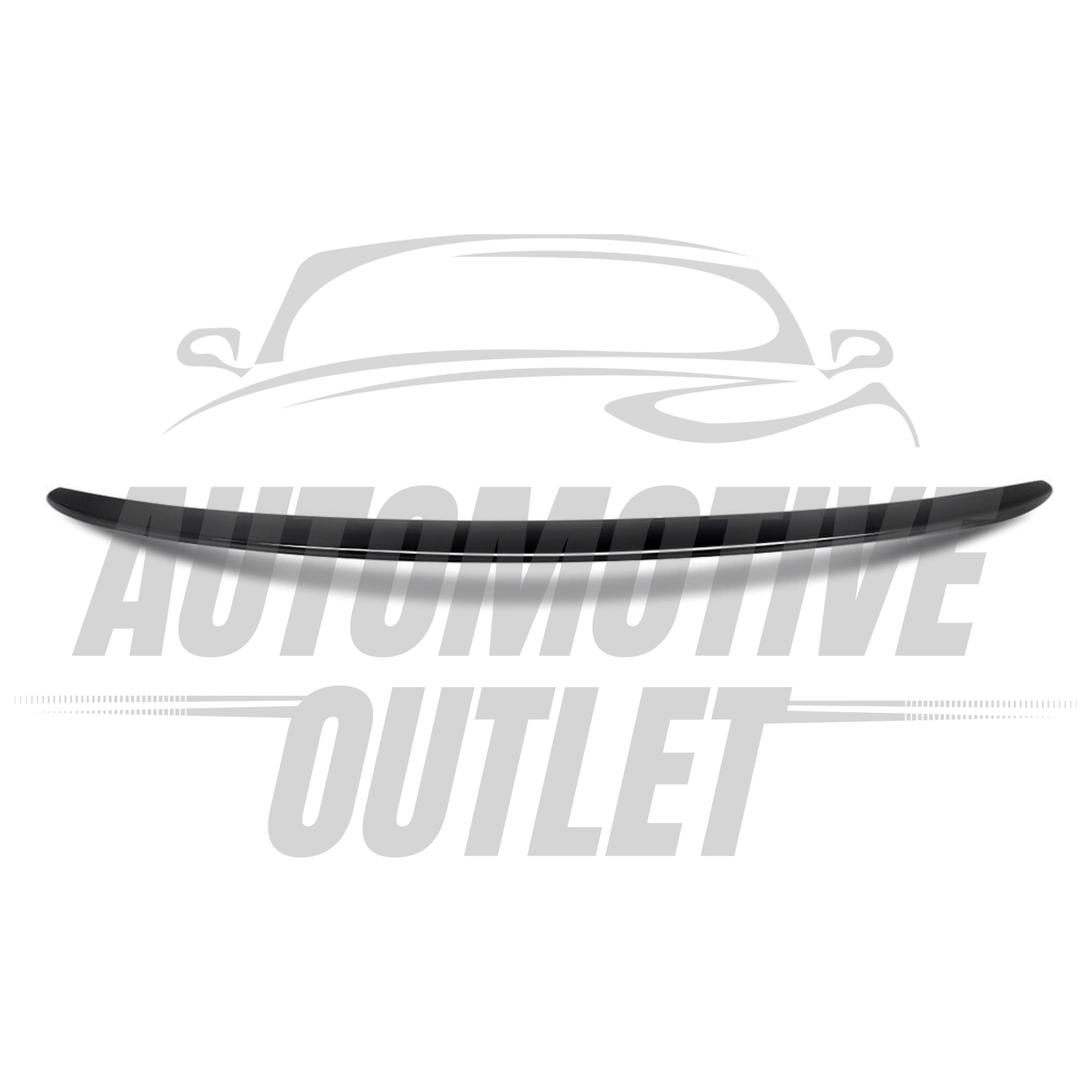 REAR BOOT SPOILER GLOSS BLACK AMG STYLE FOR MERCEDES C-CLASS COUPE C205 2015 1PC 7